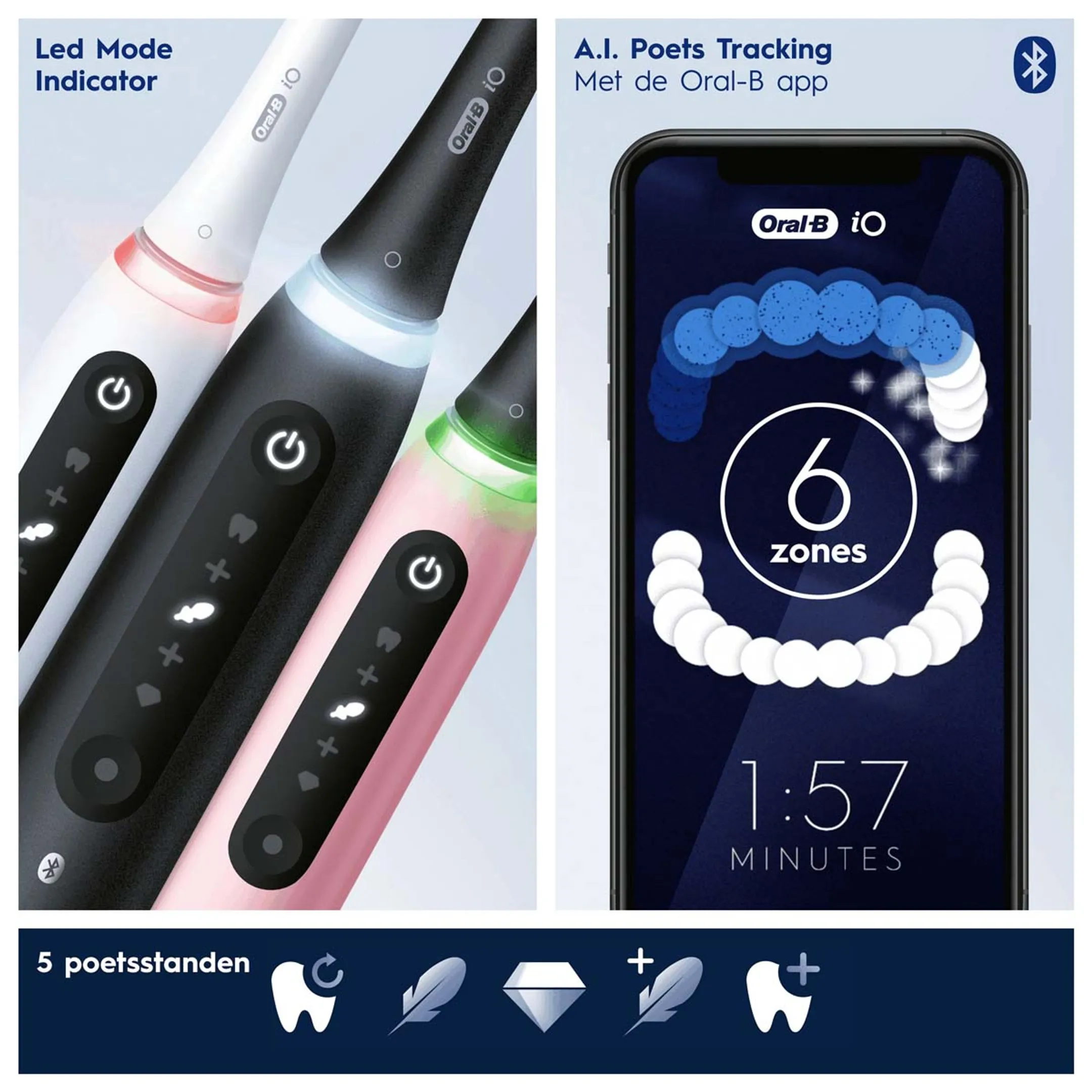 Oral-B Elektrische tandenborstel IO5S BLUSH PINK image