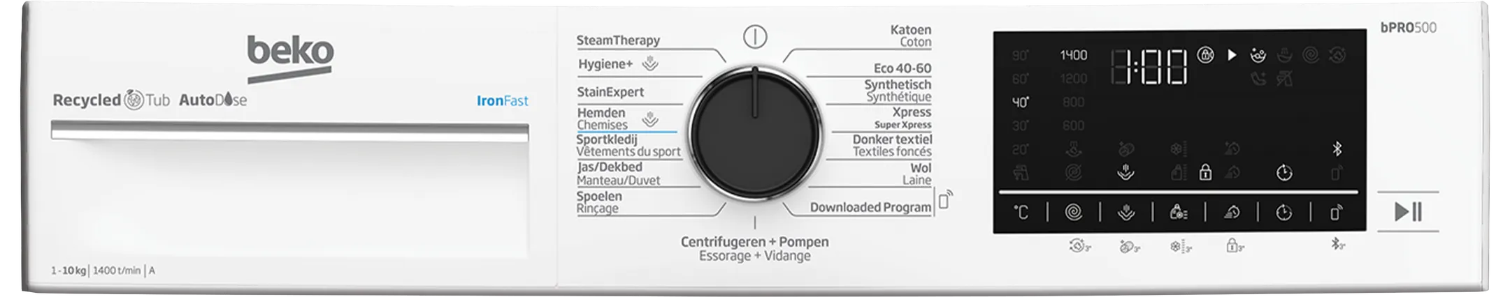 Beko Machine à laver B5WT5104106W AutoDose image