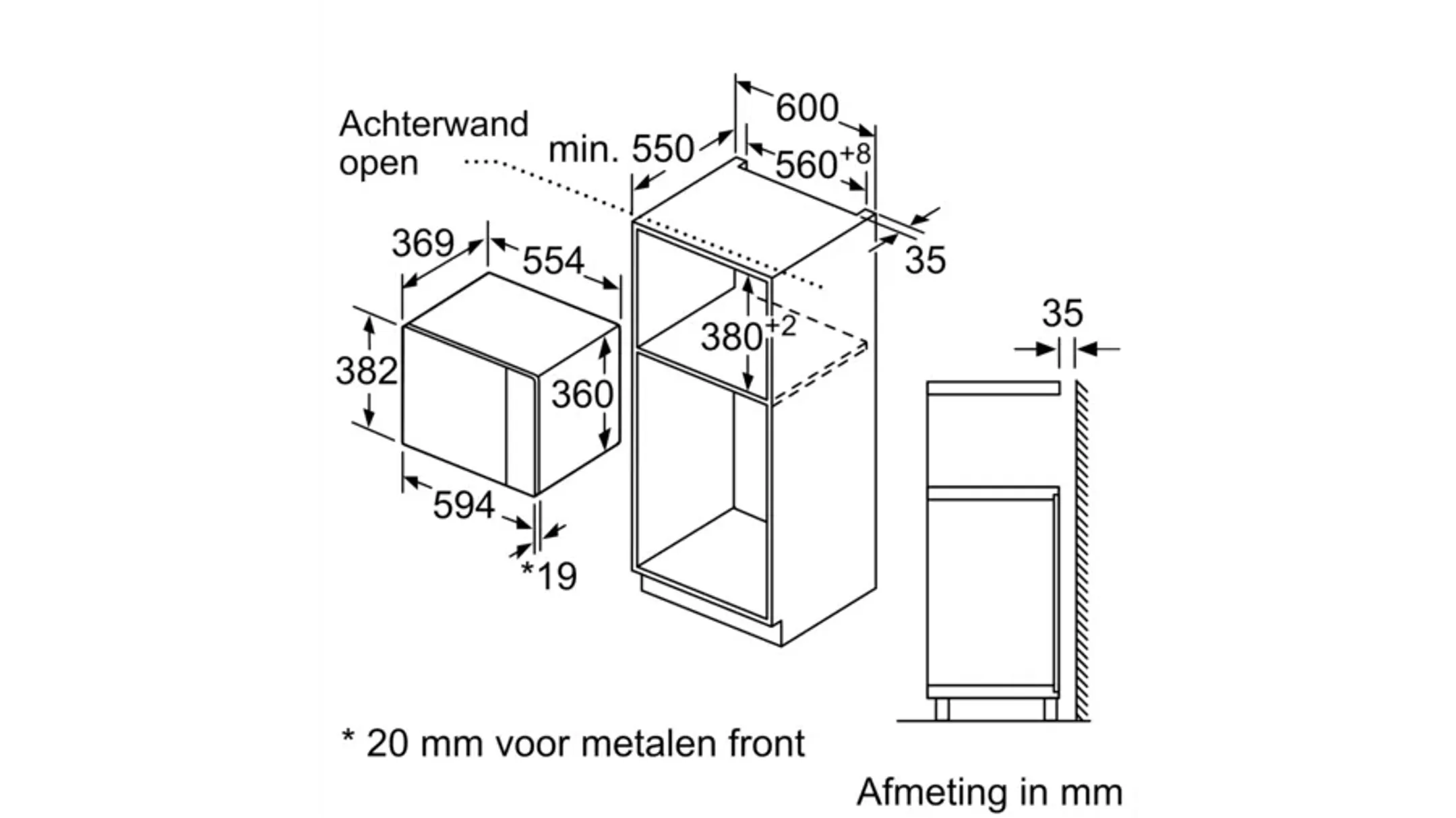 Bosch Micro-ondes encastrable BEL554MB0 image