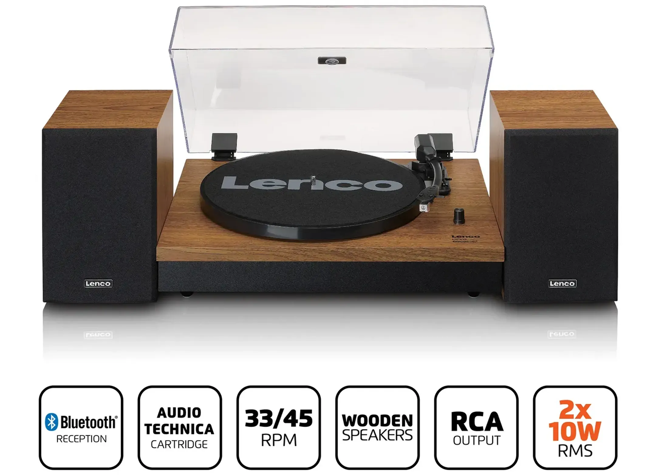 Lenco Tourne disque LS-310WD - Bois image