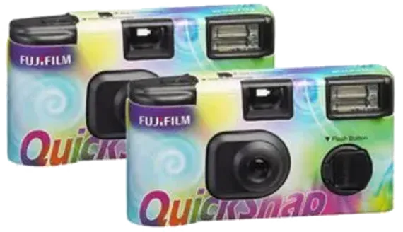 Quicksnap Flash wegwerpcamera - 2 stuks