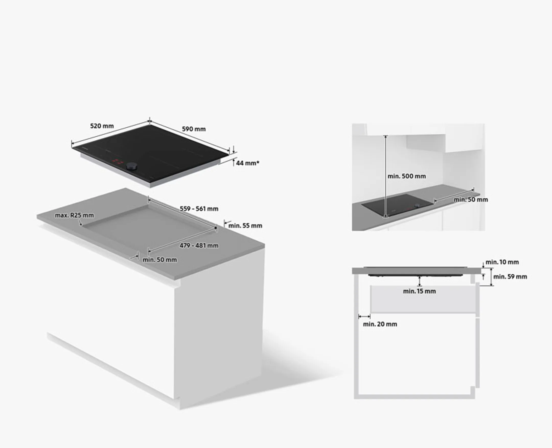 Samsung Taque induction NZ64B4016FK/U1 image