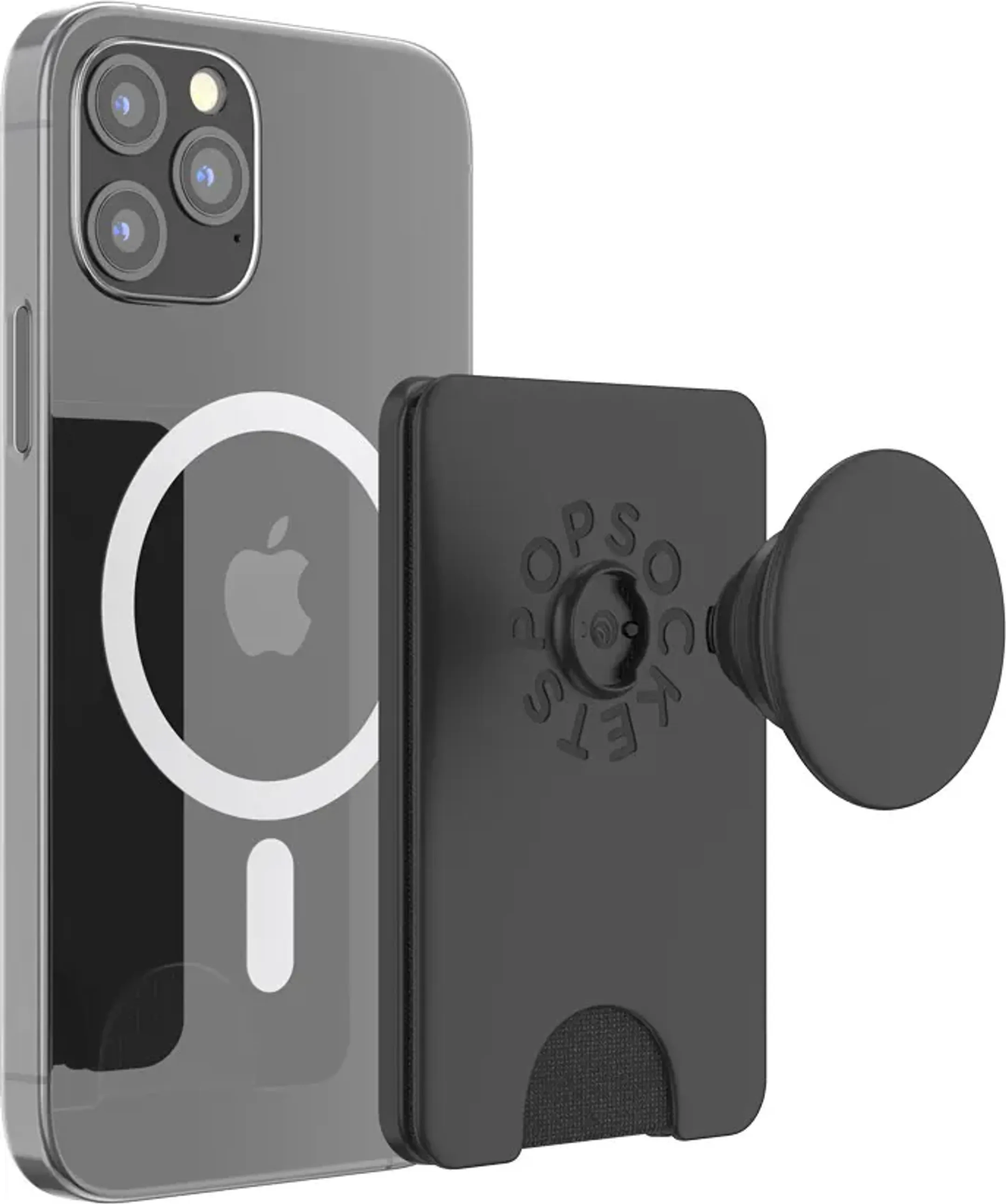Popsocket PopWallet+ met MagSafe-ondersteuning - Zwart image