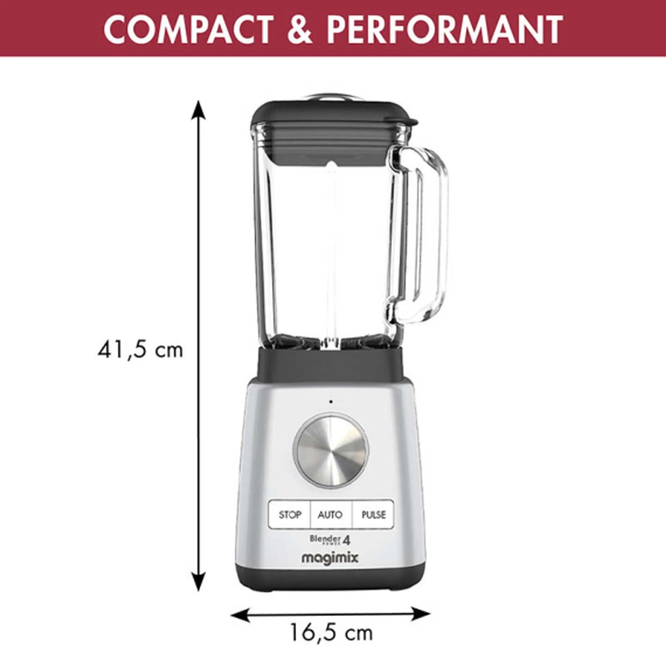 Magimix Blender Power 4 Chrome image