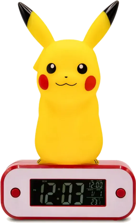 Réveil Pikachu - Jaune
