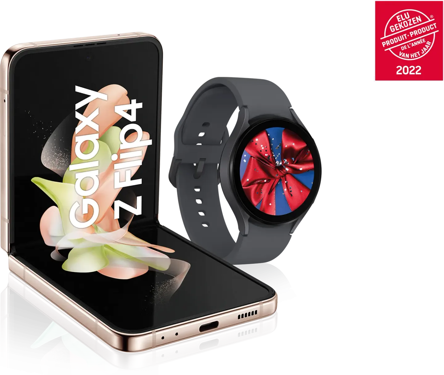 Samsung Galaxy Z Flip4 128 GB Pink Gold SMF721BZDGEUB