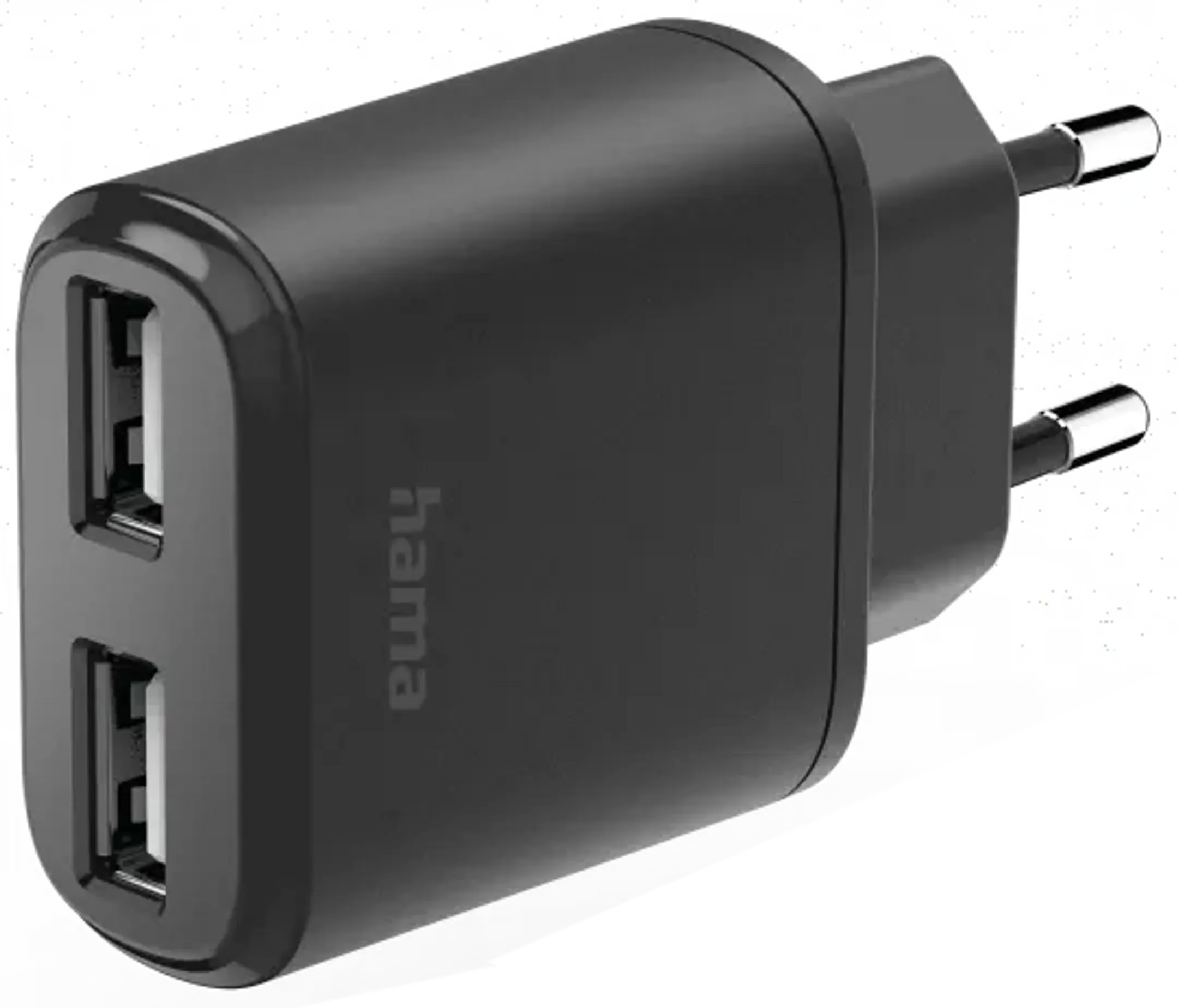 Chargeur secteur 12 W dual USB A
