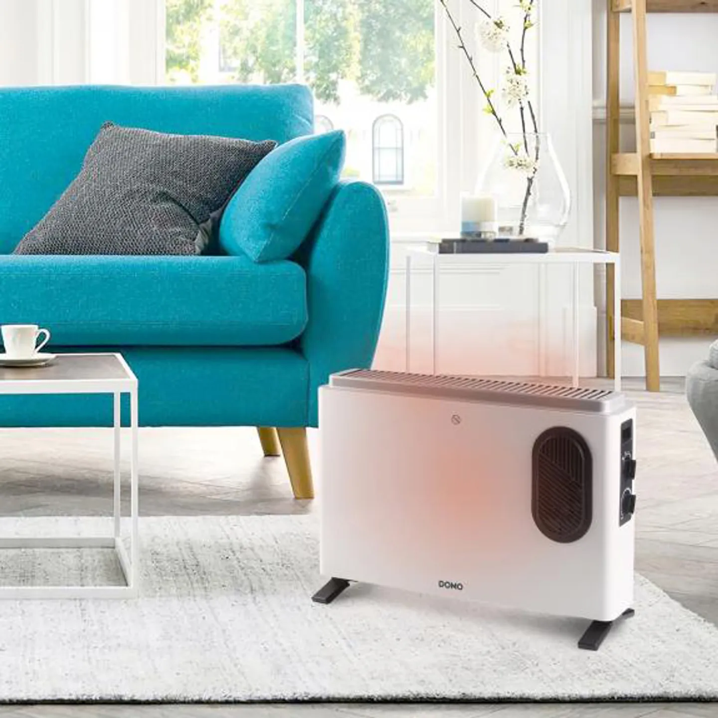DOMO DO7347H Convector Kachel 2000W Wit - Krachtige Verwarming