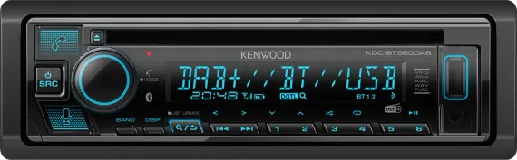 Autoradio avec lecteur CD et support assistant vocal - KDC-BT560DAB
