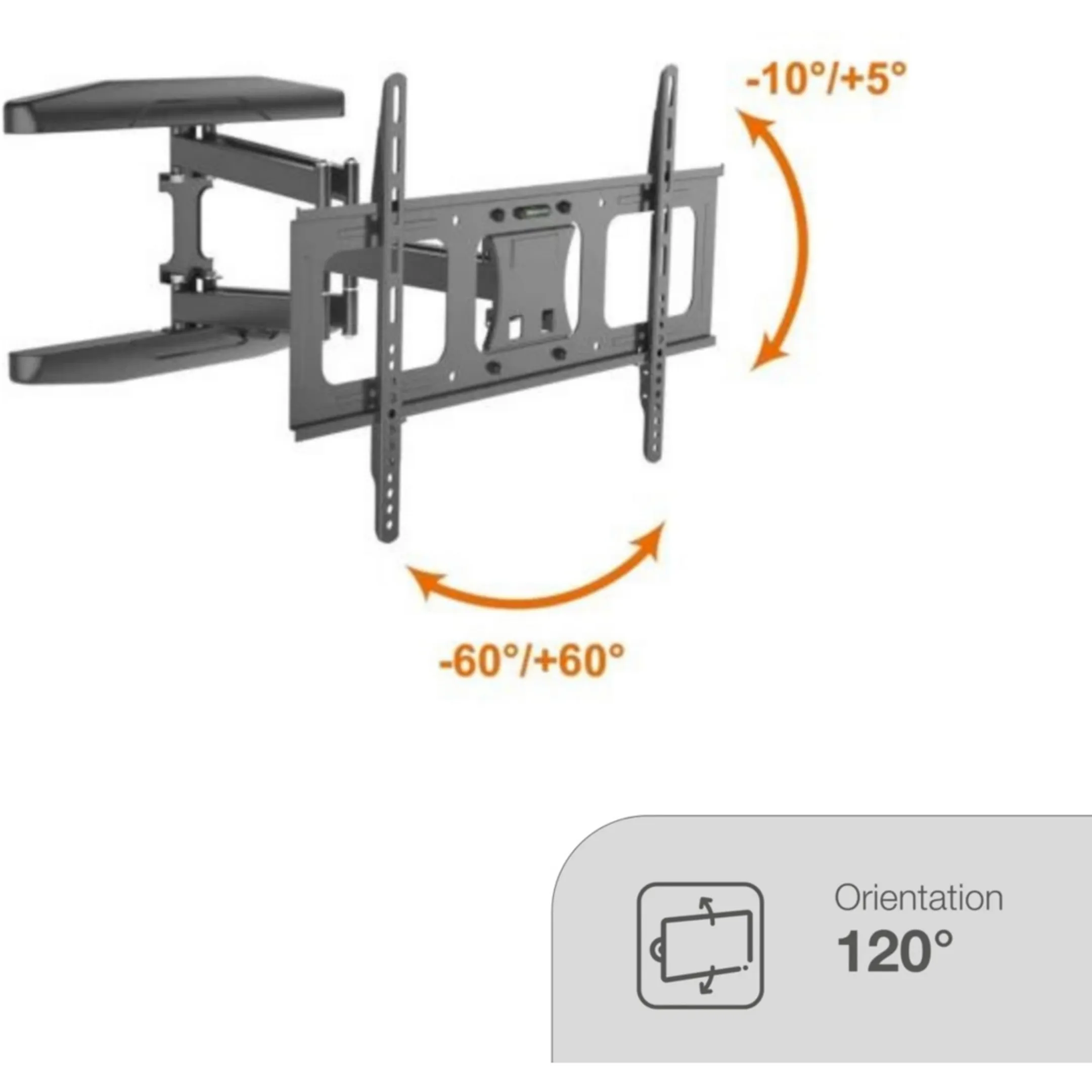 Adeqwat Support mural Mouv pour TV - 32" à 85" image