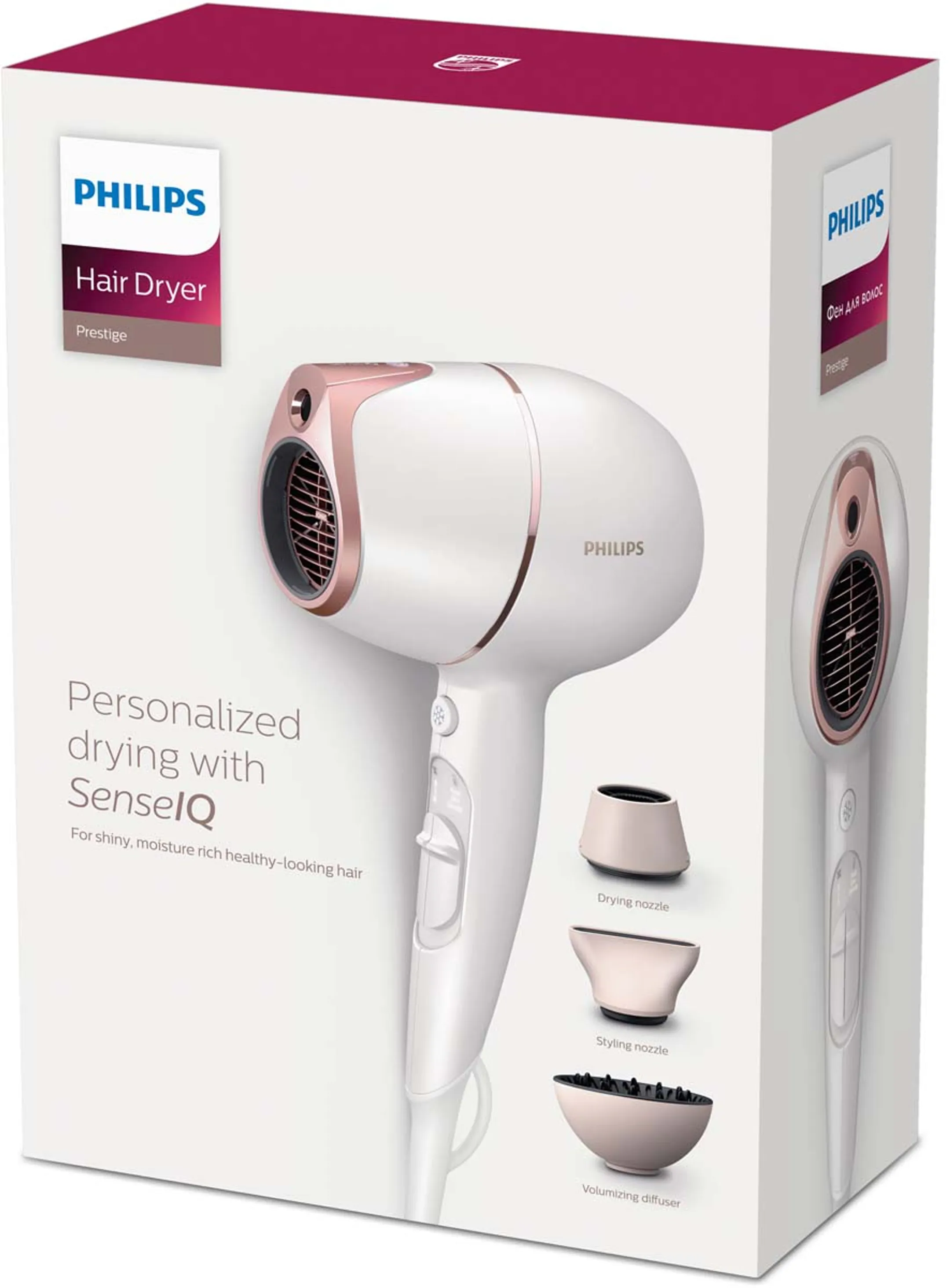 Philips Sèche-cheveux avec SenseIQ BHD628/00 Prestige image
