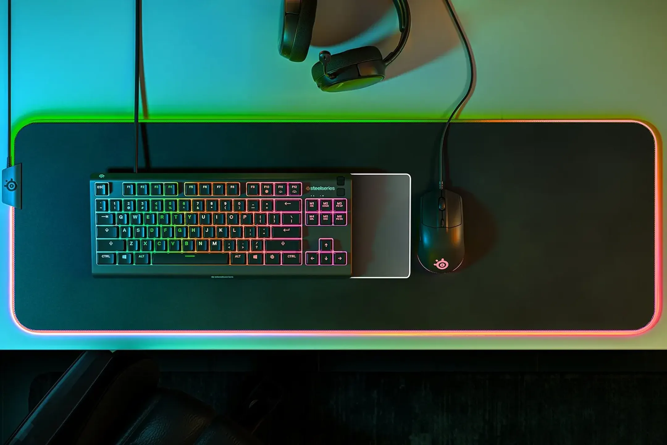 Steelseries Apex 3 TKL gaming toetsenbord - Zwart image