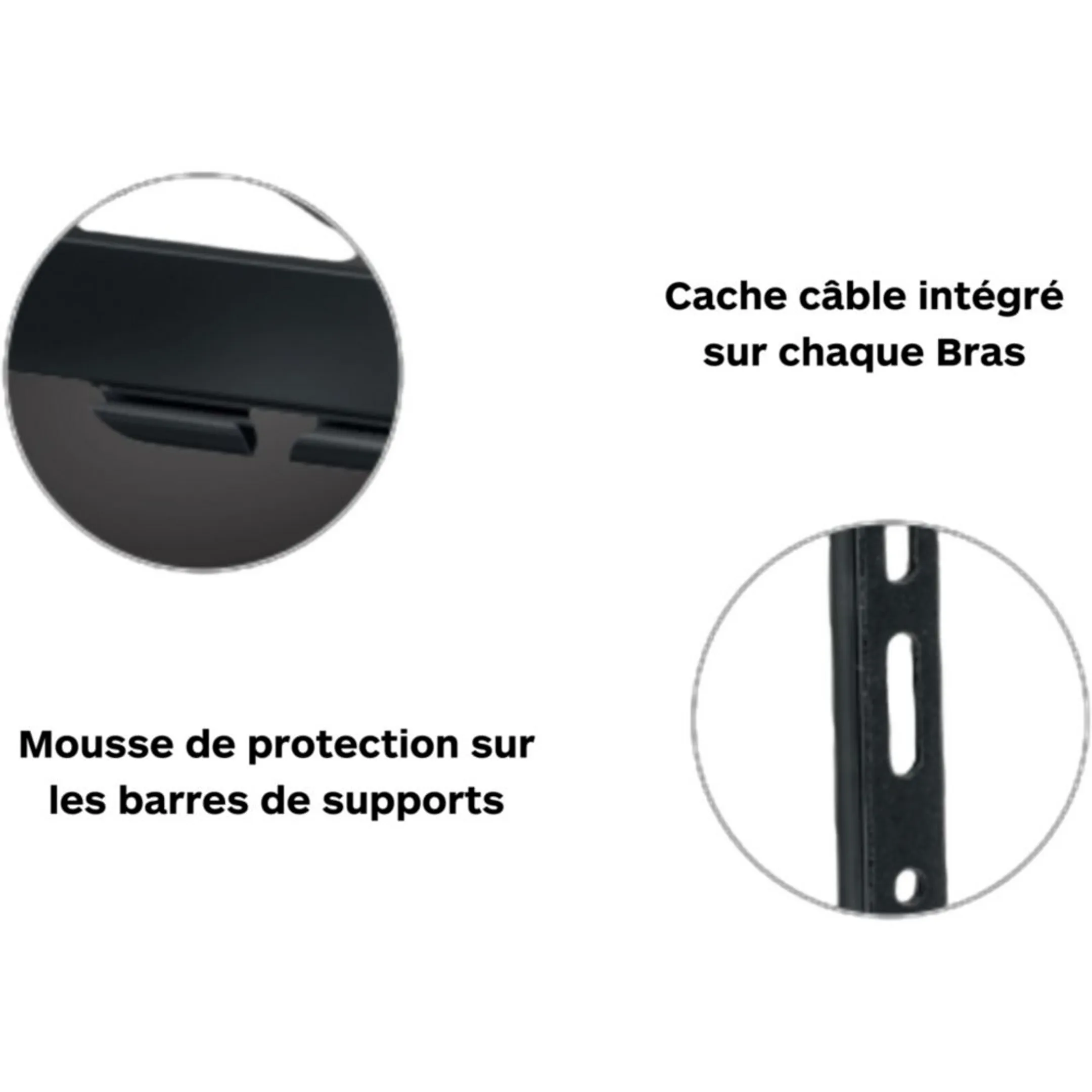 Adeqwat Support mural Mouv pour TV - 32" à 85" image