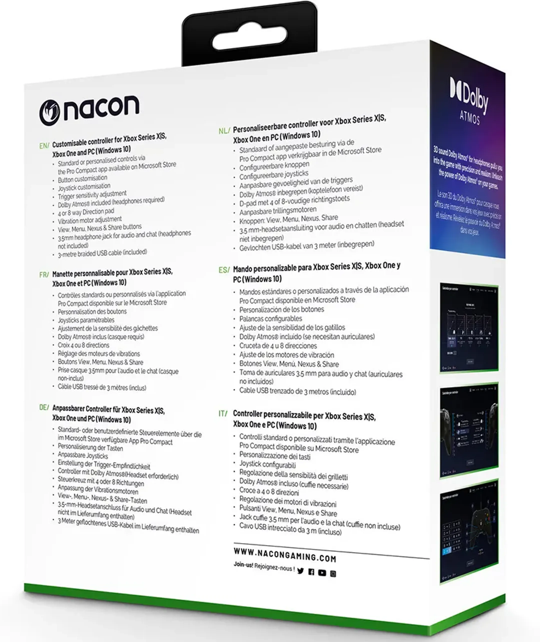 Nacon Pro Compact Controller - Noir image