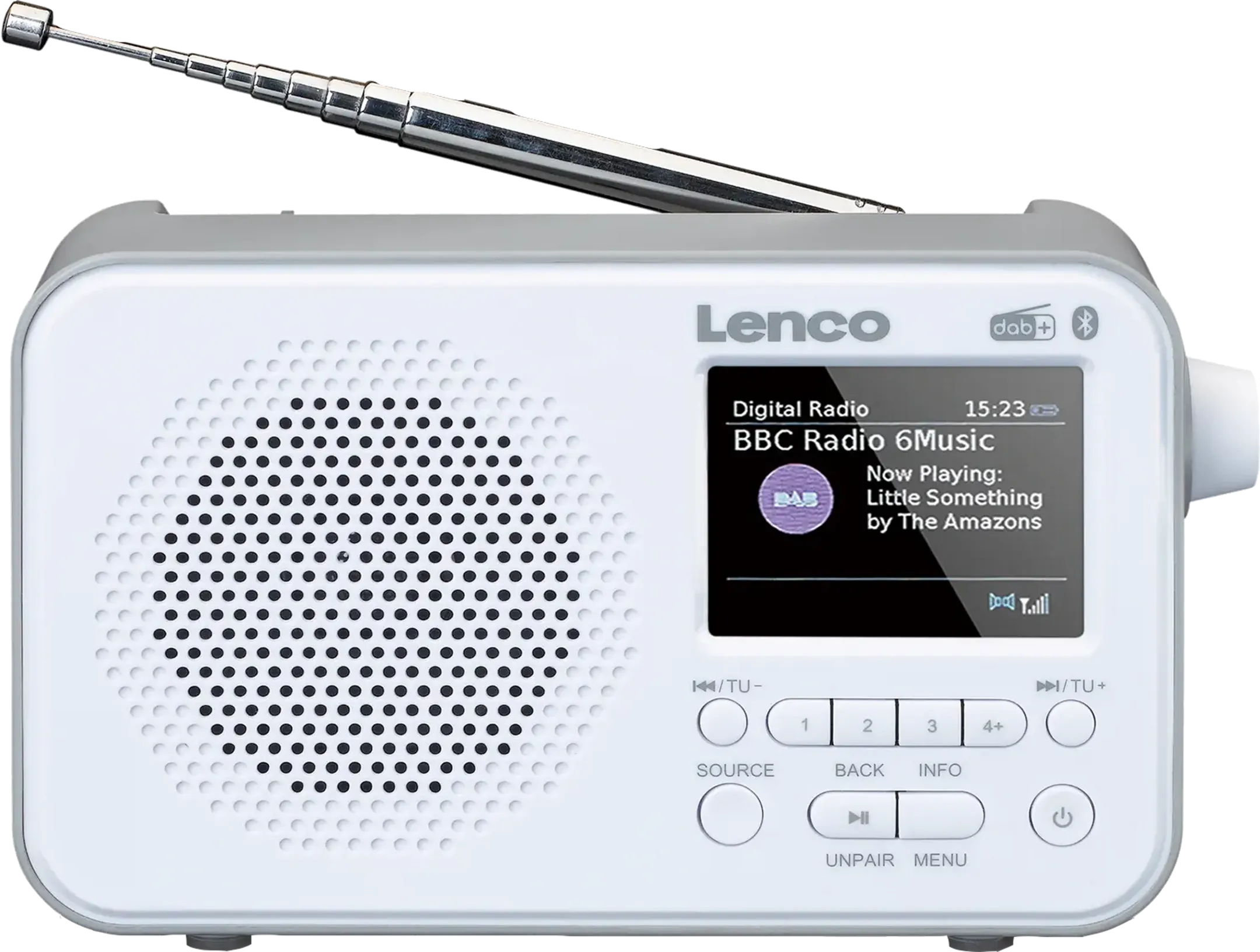 Radio DAB+ compacte - PDR-035WH - Blanc