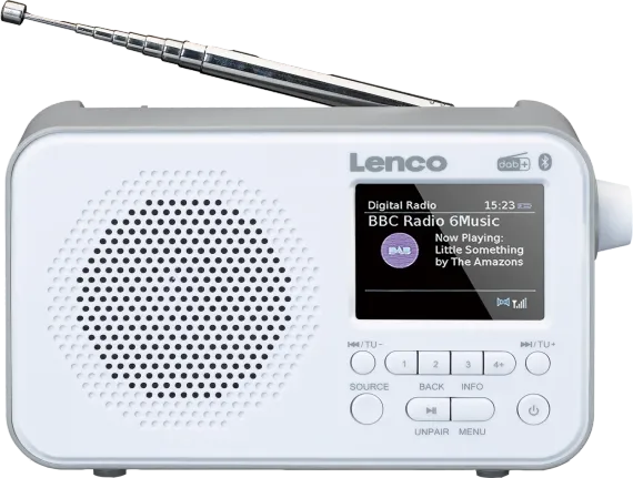 Radio DAB+ compacte - PDR-035WH - Blanc