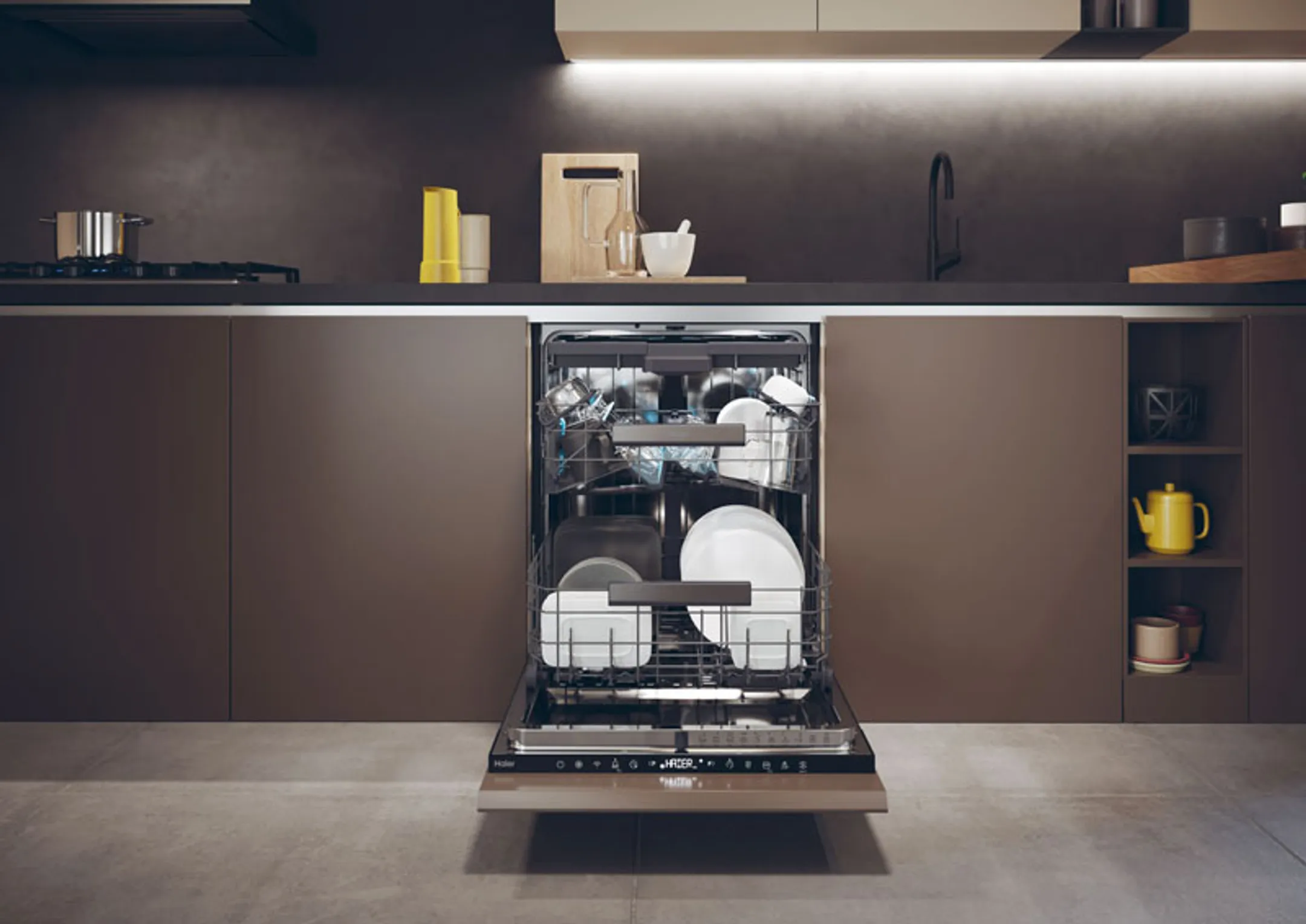 Haier Lave-vaisselle encastrable XS6B0S3FSB Maxitub Connected image