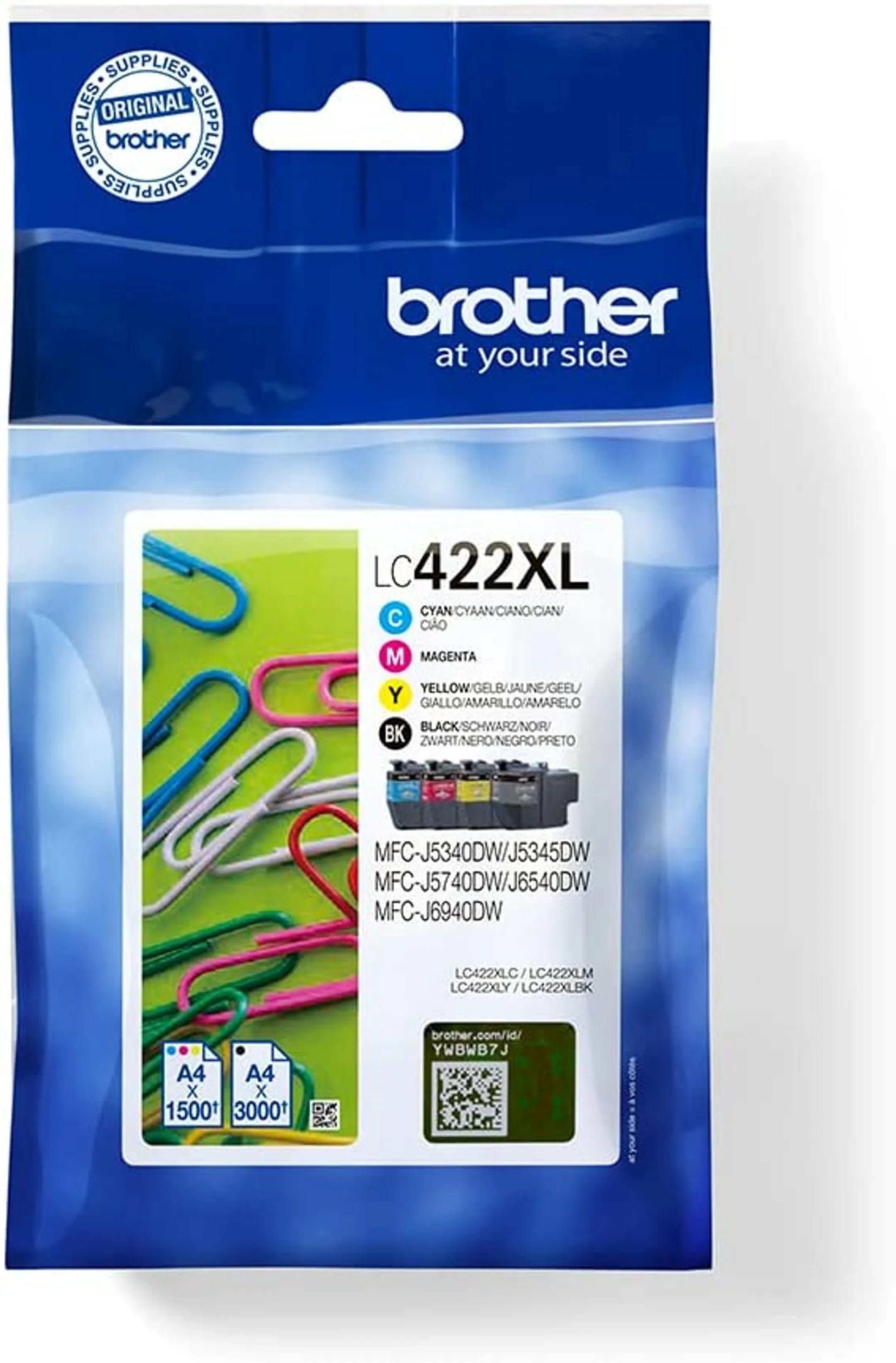 Brother Multipack LC-422XL 4-kleuren - CMYK image