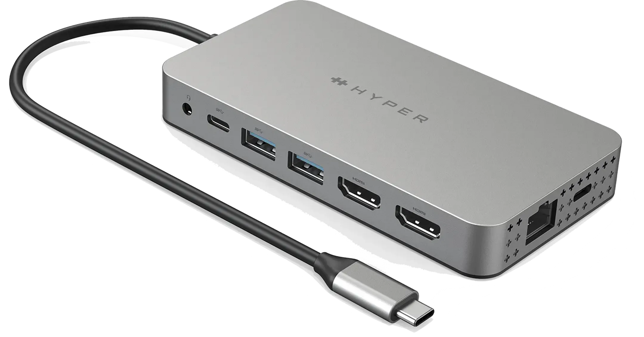 Hub USB C HyperDrive Dual 4K HDMI pour MacBook avec puce M1/M2 - 10 ports