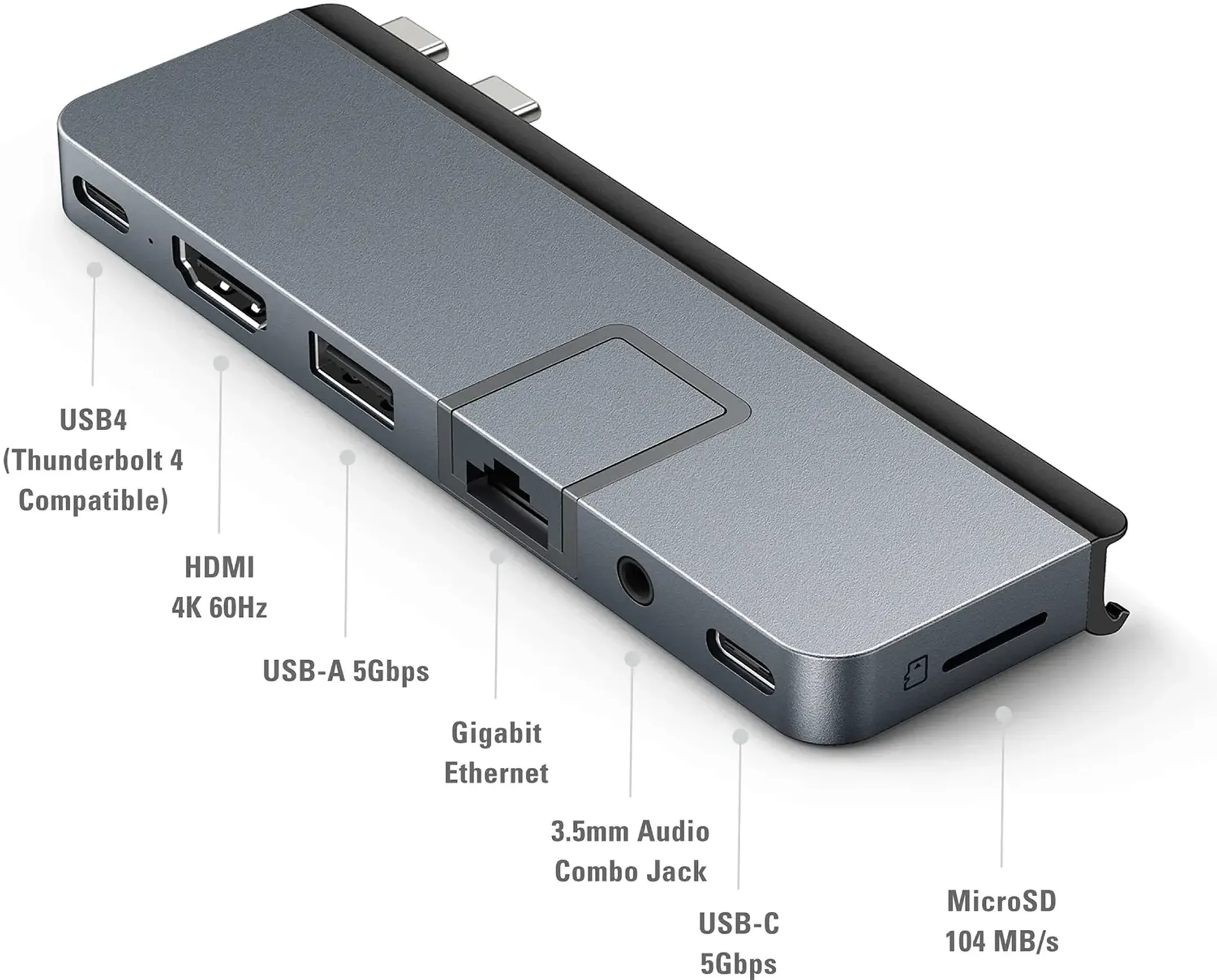 HYPER Hub USB C DUO PRO - 7 ports image