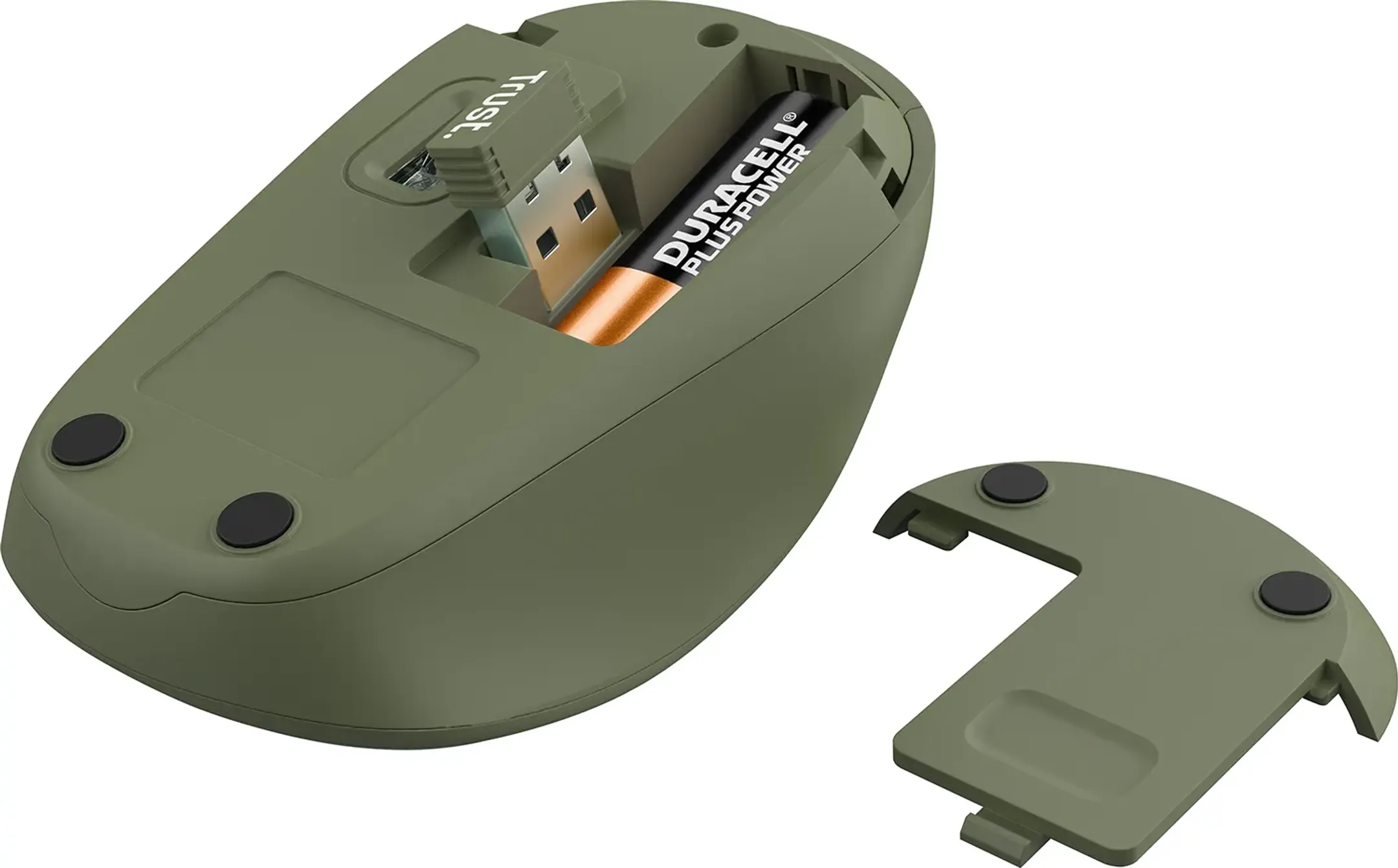 Trust Souris sans fil silencieuse Yvi+ - Rouge image