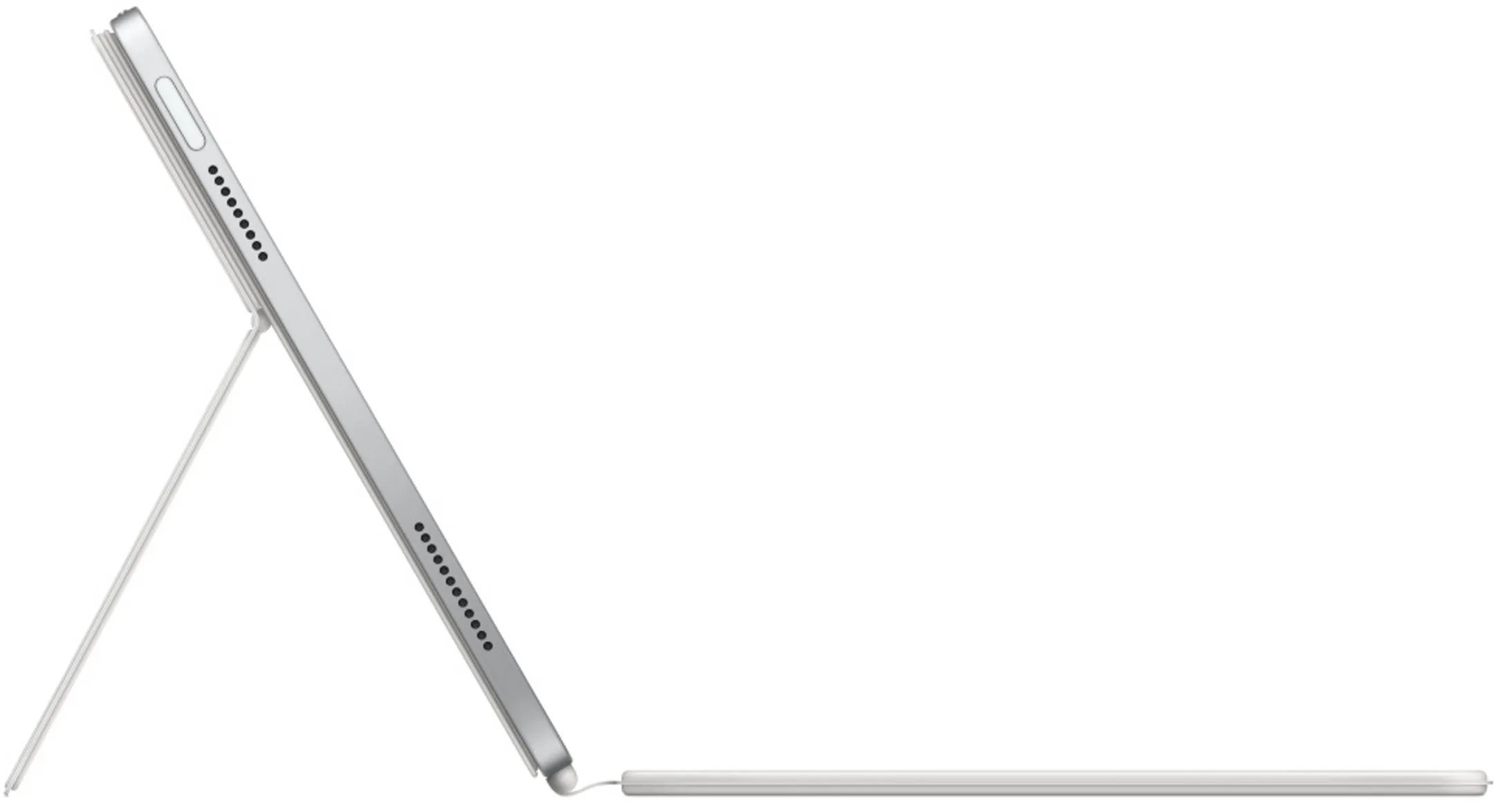 Apple Étui Magic Keyboard pour iPad 2025 (A16) - Blanc (AZERTY FR) image
