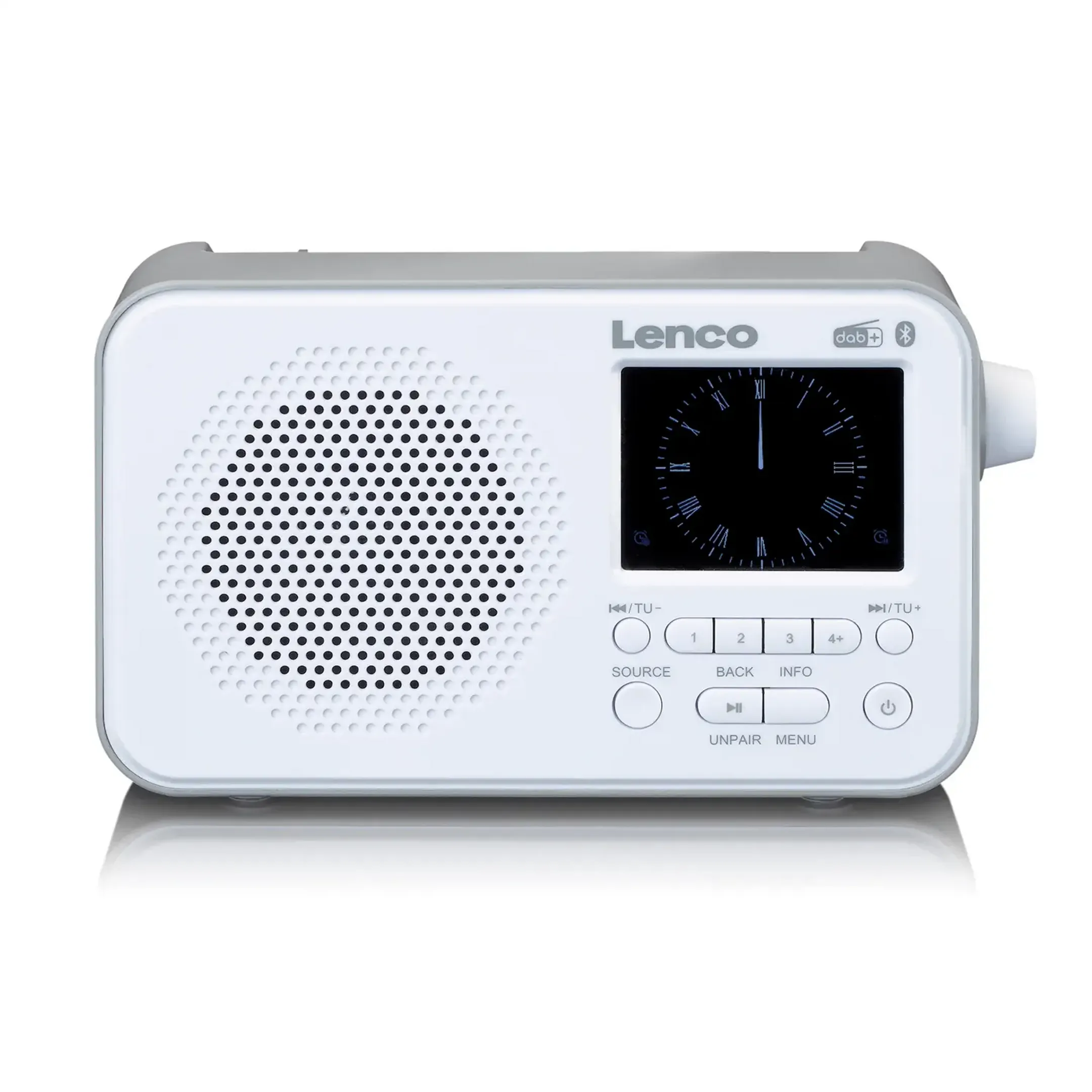 Lenco Radio DAB+ compacte - PDR-035WH - Blanc image