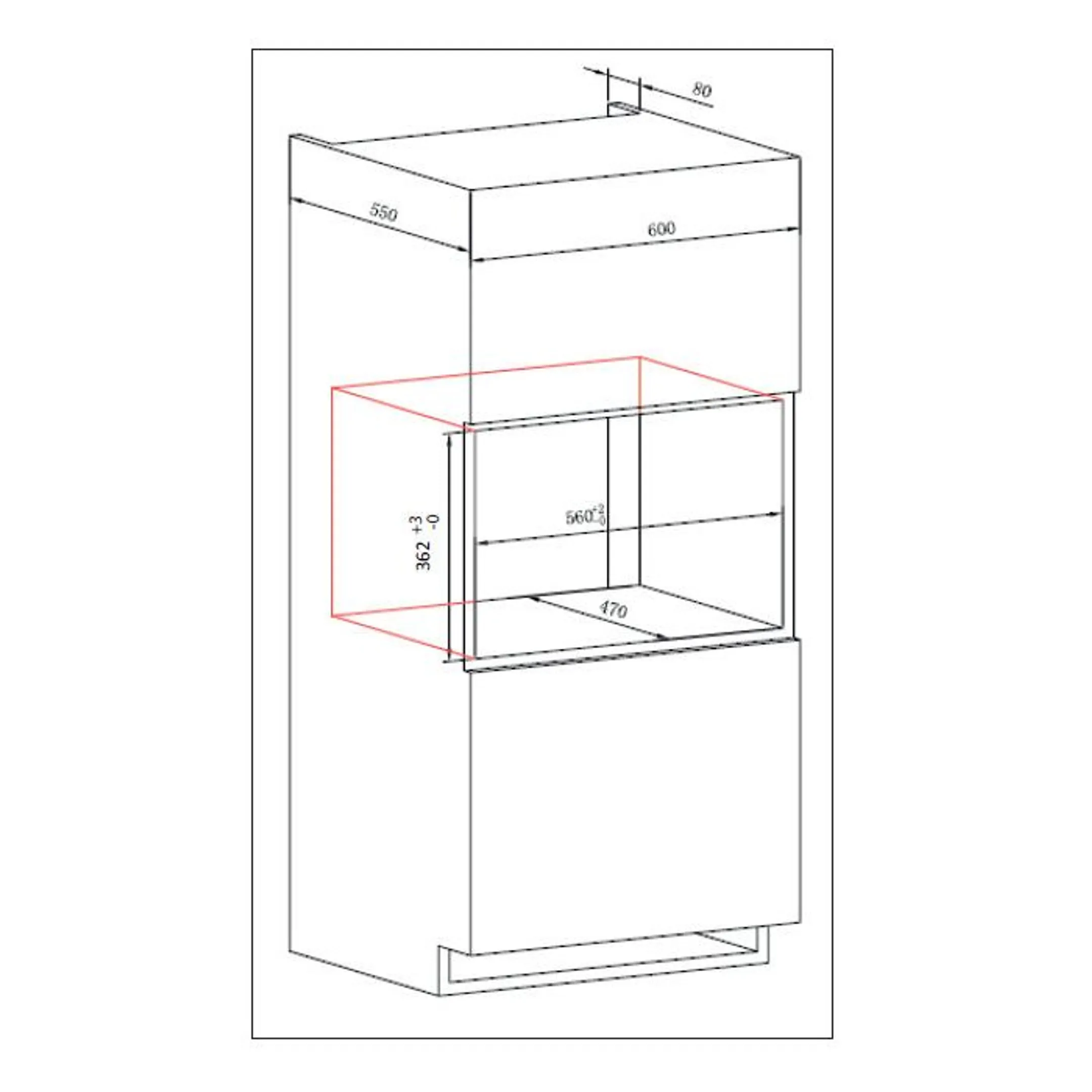 Beko Inbouw microgolf BMOB 20231 BG image