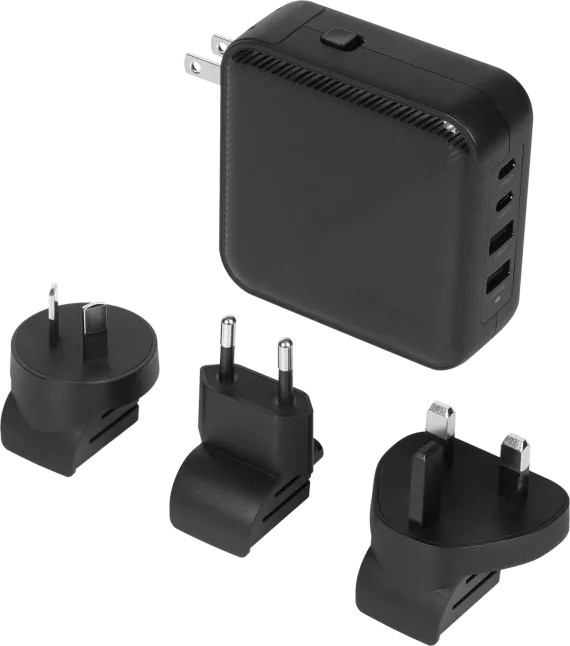 Chargeur secteur GaN USB C et USB A 100 W - 4 ports
