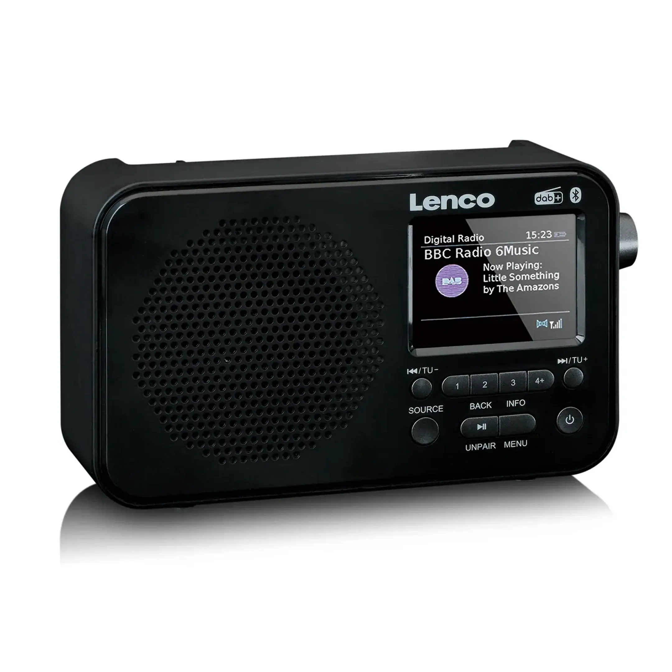 Lenco Radio DAB+ compacte - PDR-035BK - Noir image