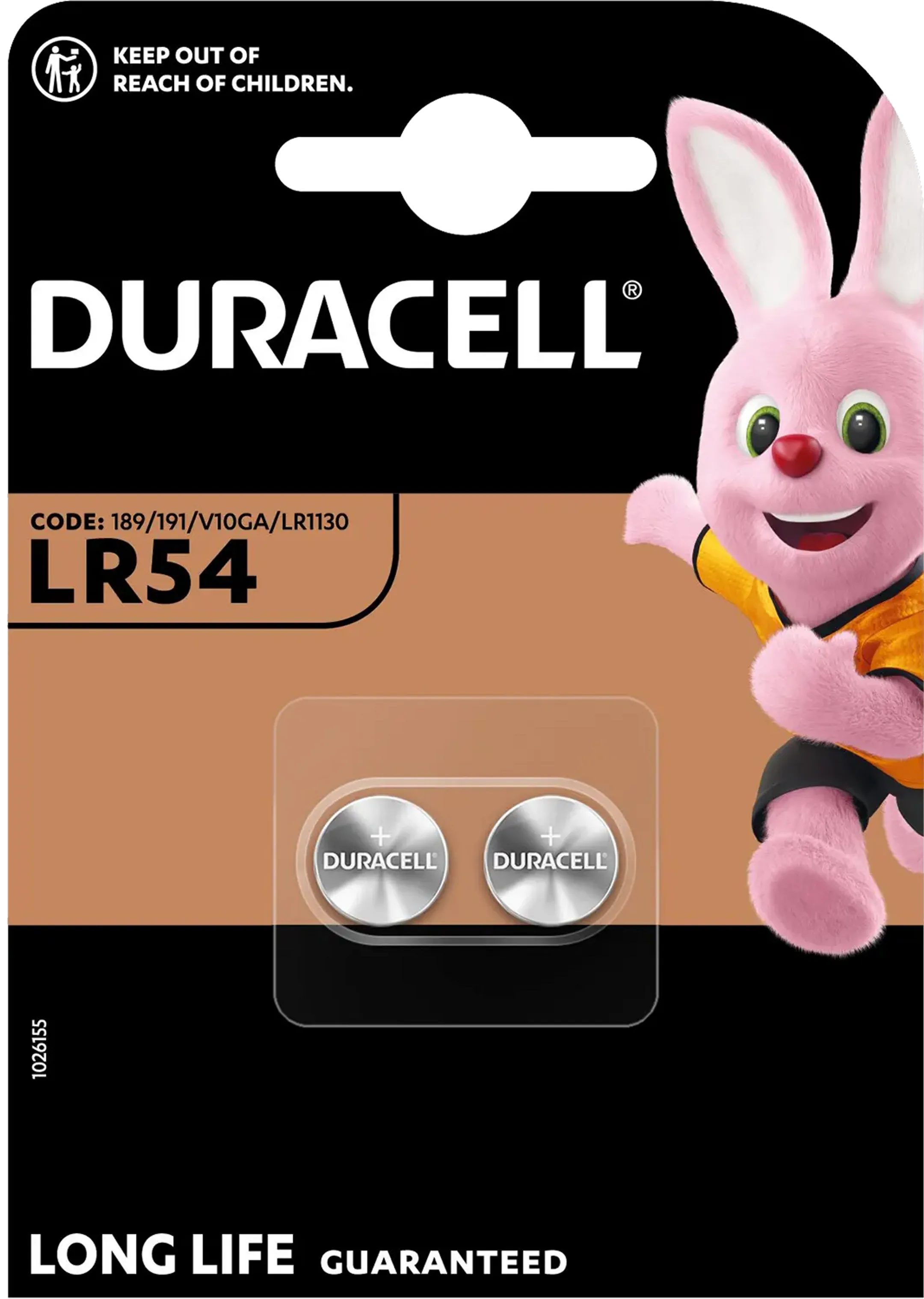 Piles bouton LR54 - 2 pièces