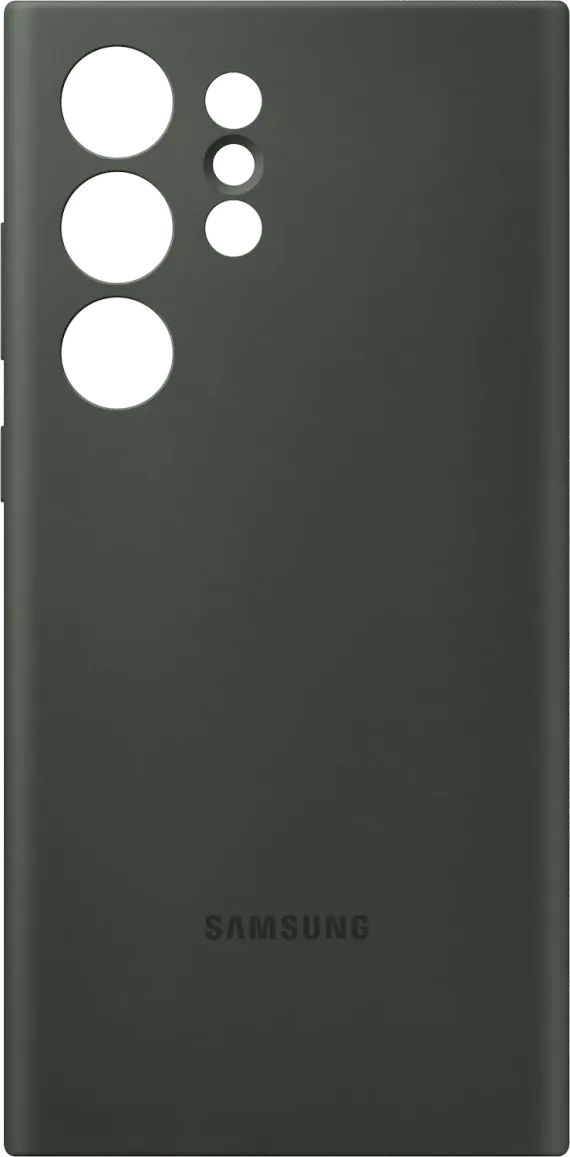 Coque en silicone pour Galaxy S23 Ultra - Vert