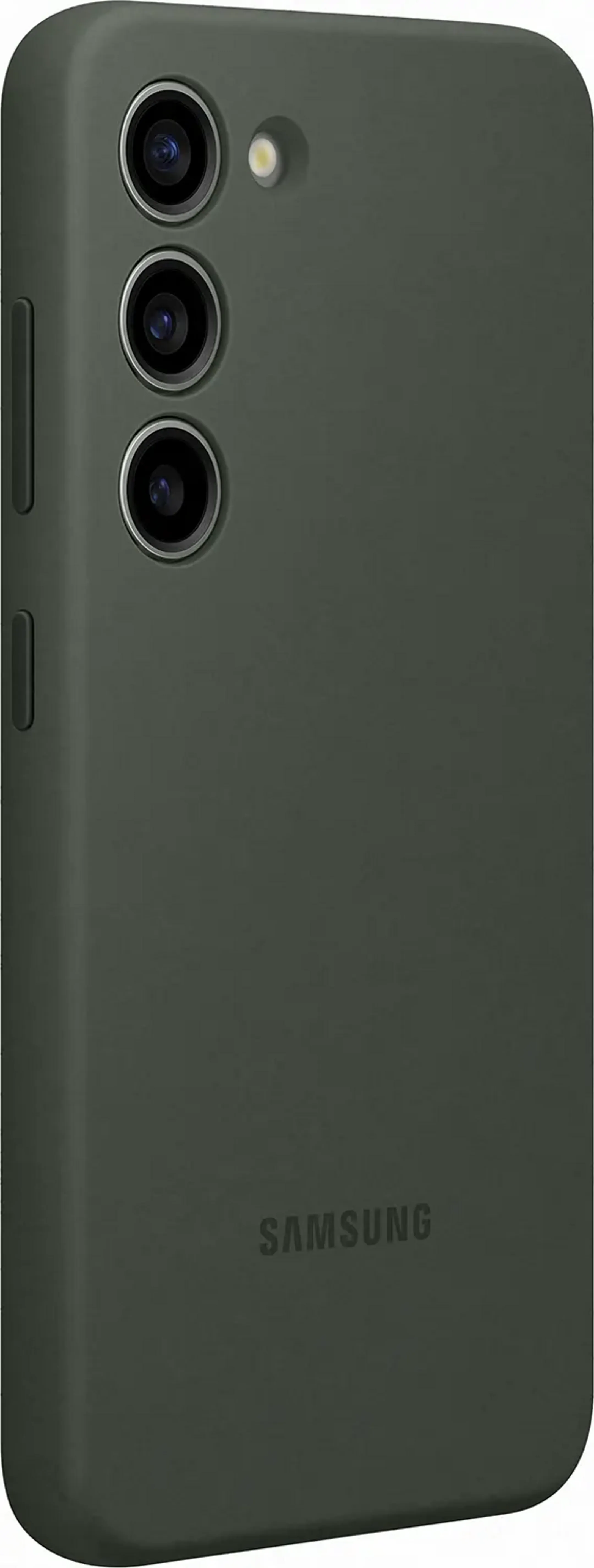 Siliconen backcover voor Galaxy S23 - Groen