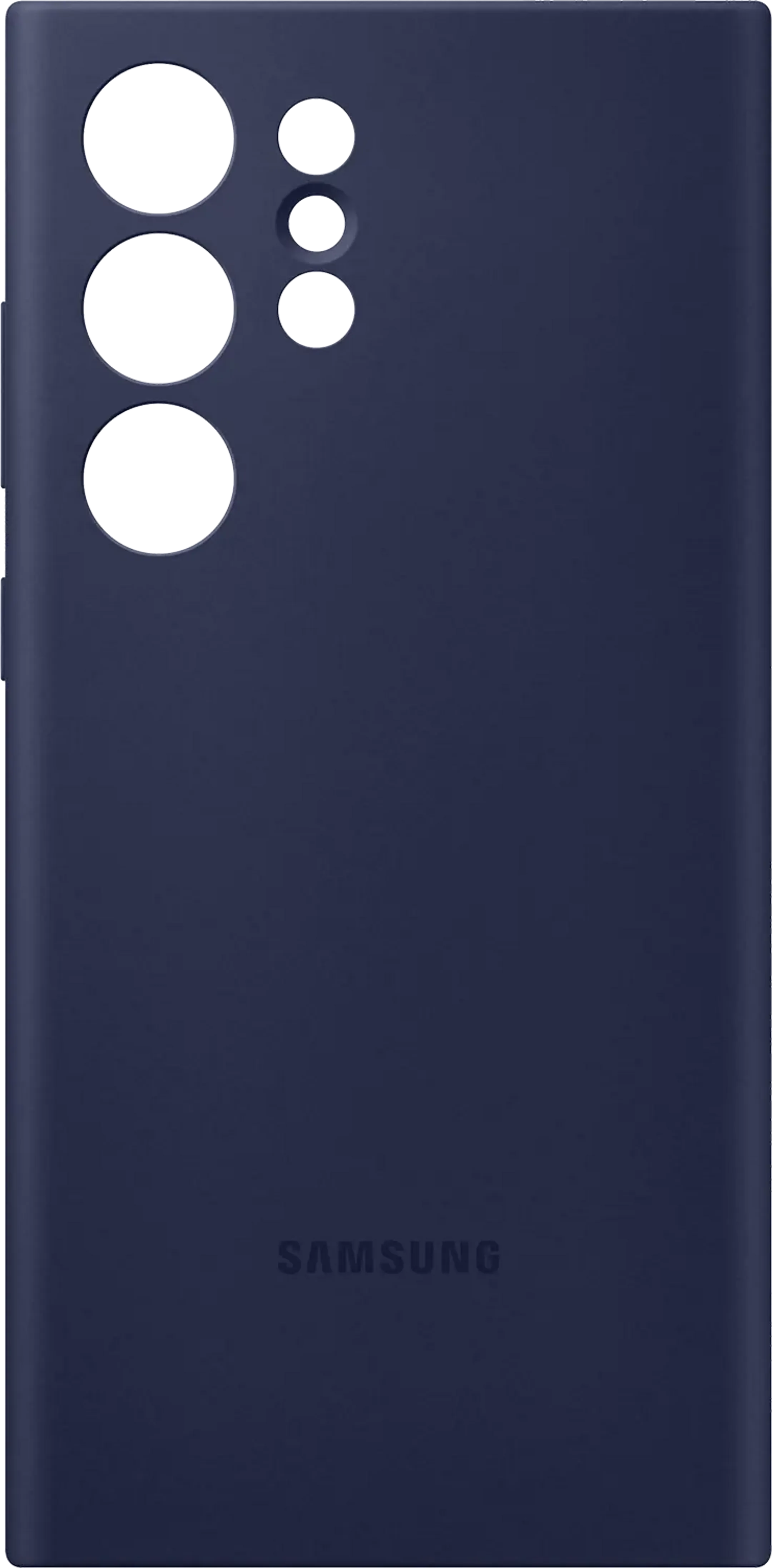 Siliconen backcover voor Galaxy S23 Ultra - Blauw
