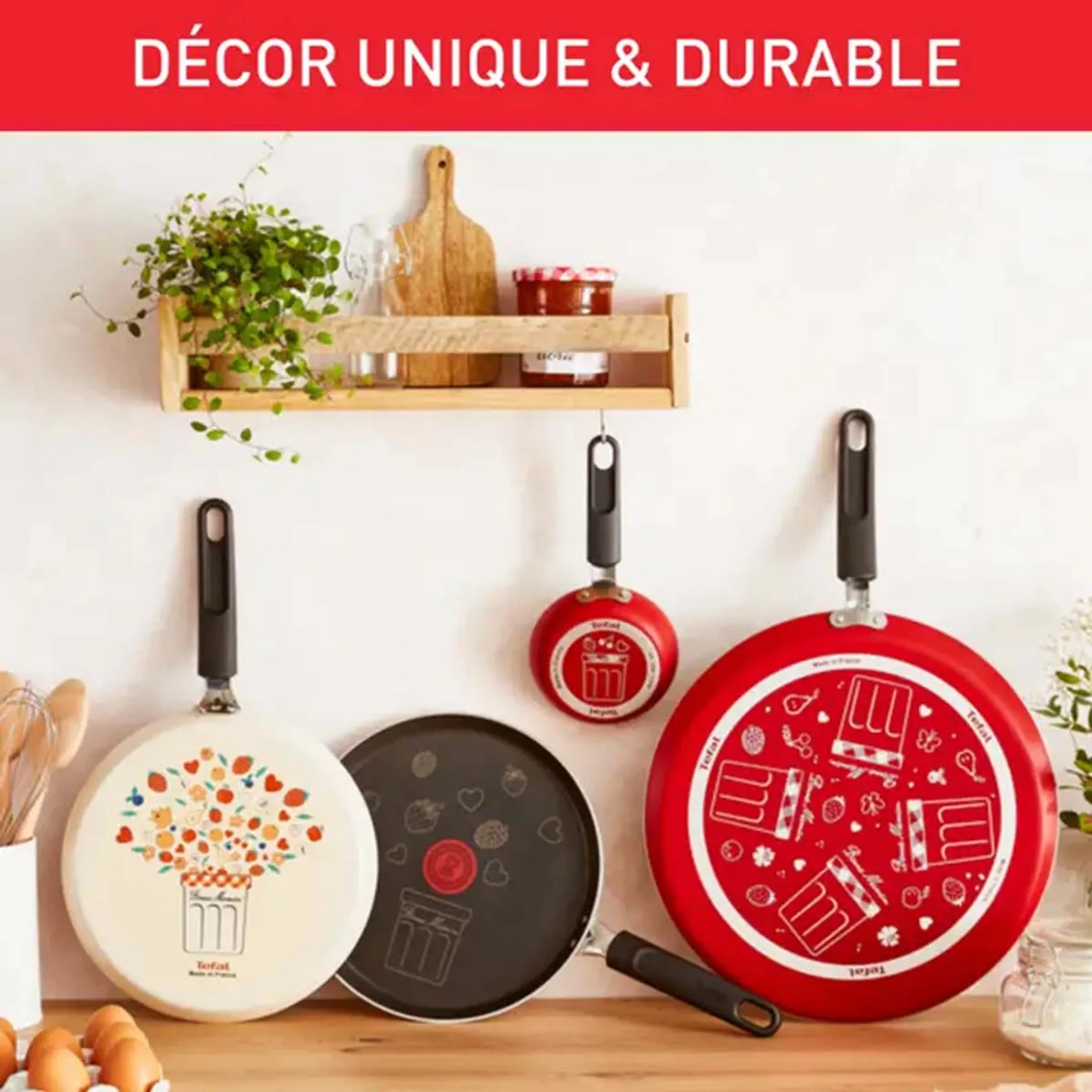 Tefal Poêle à crêpes Bonne Maman 28cm - B6841102 image