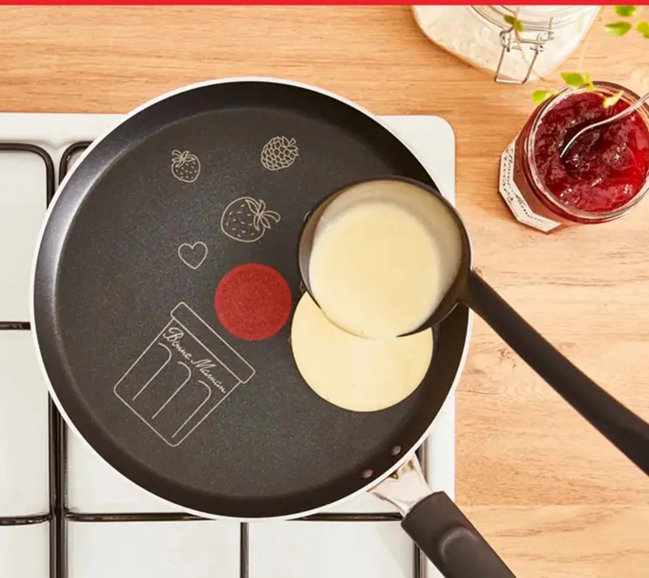 Tefal Pannenkoekenpan Bonne Maman 28cm - B6841102 image