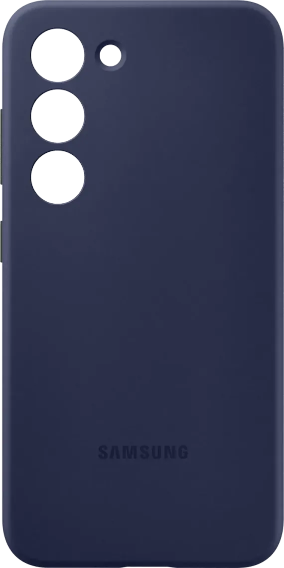Siliconen backcover voor Galaxy S23 - Blauw