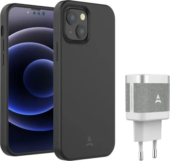 Coque avec MagSafe pour iPhone 14 Plus + chargeur USB C 30 W