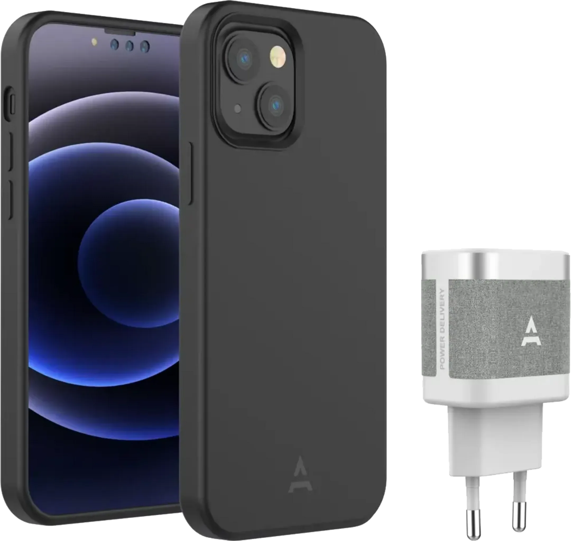 Coque avec MagSafe pour iPhone 14 + chargeur USB C 30 W