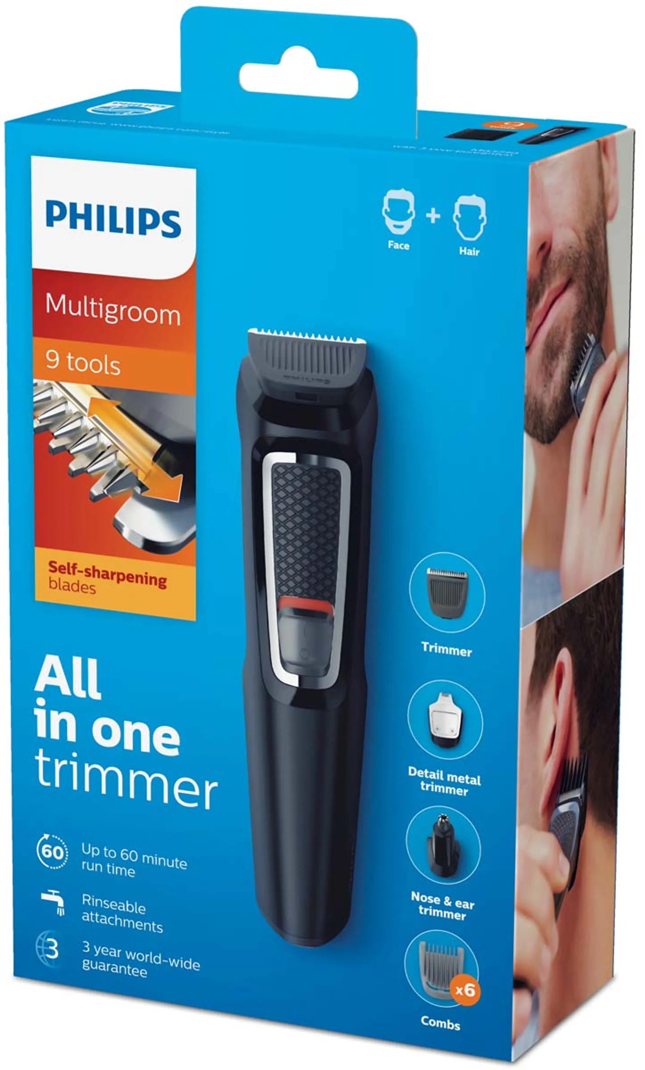 Philips Multigroom 9-en-1 MG3740/15 Series 3000 image