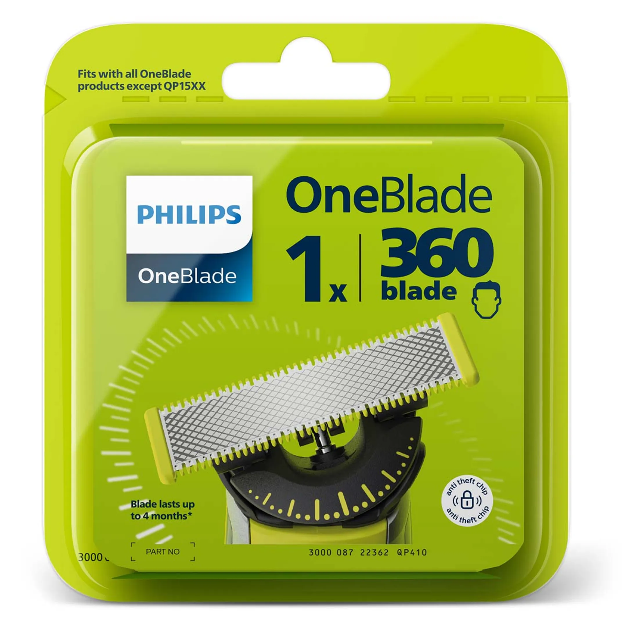 Philips Vervangmesje OneBlade 360 Blade QP410/50 - 1 stuk image