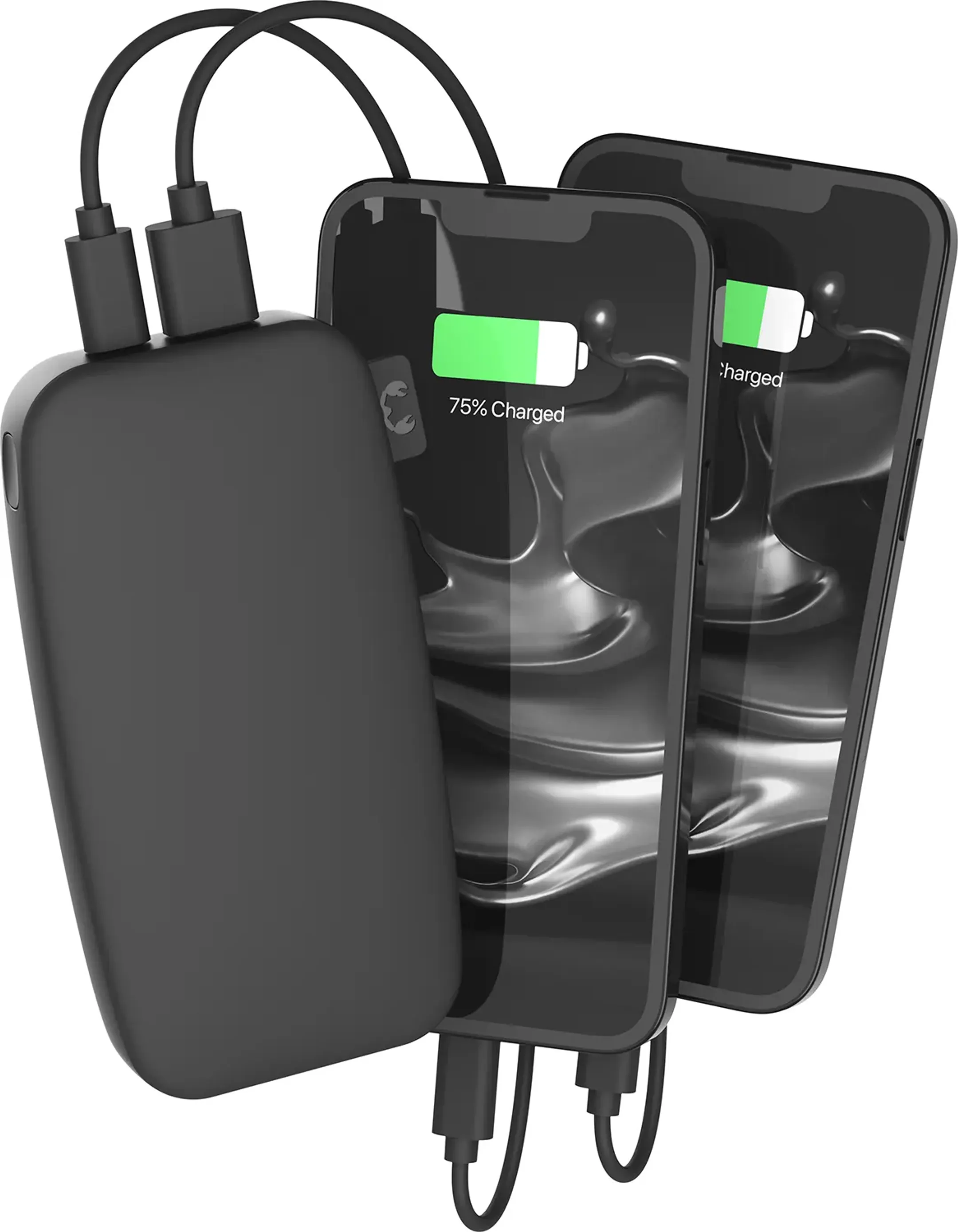 Fresh 'n Rebel USB C powerbank 12.000 mAh met 20 W Power Delivery - Storm Grey image