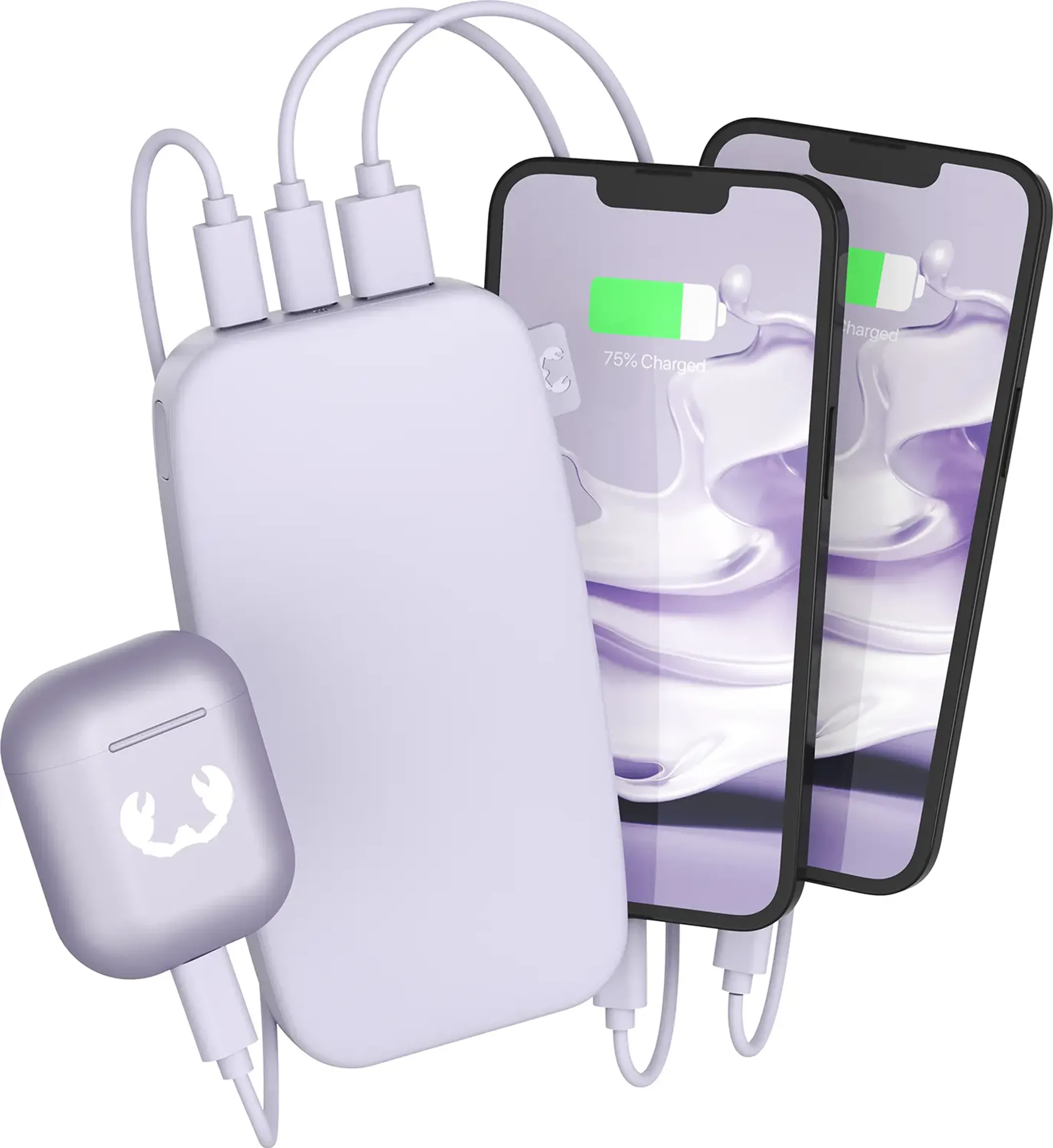 Fresh 'n Rebel Batterie externe USB C 18.000 mAh avec 20 W Power Delivery - Dreamy Lilac image