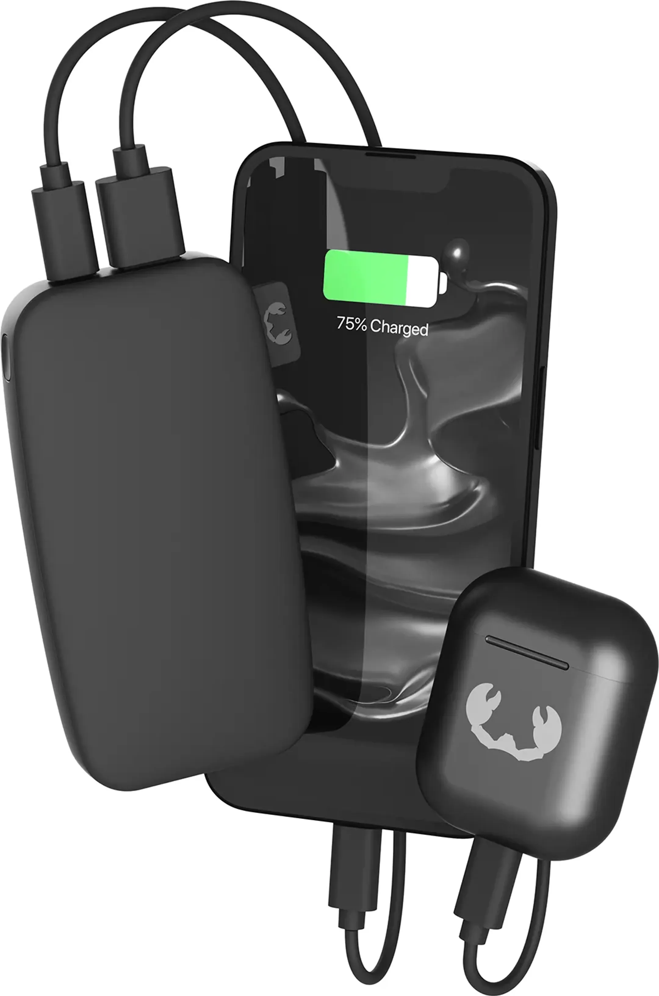 Fresh 'n Rebel USB C powerbank 6.000 mAh - Storm Grey image