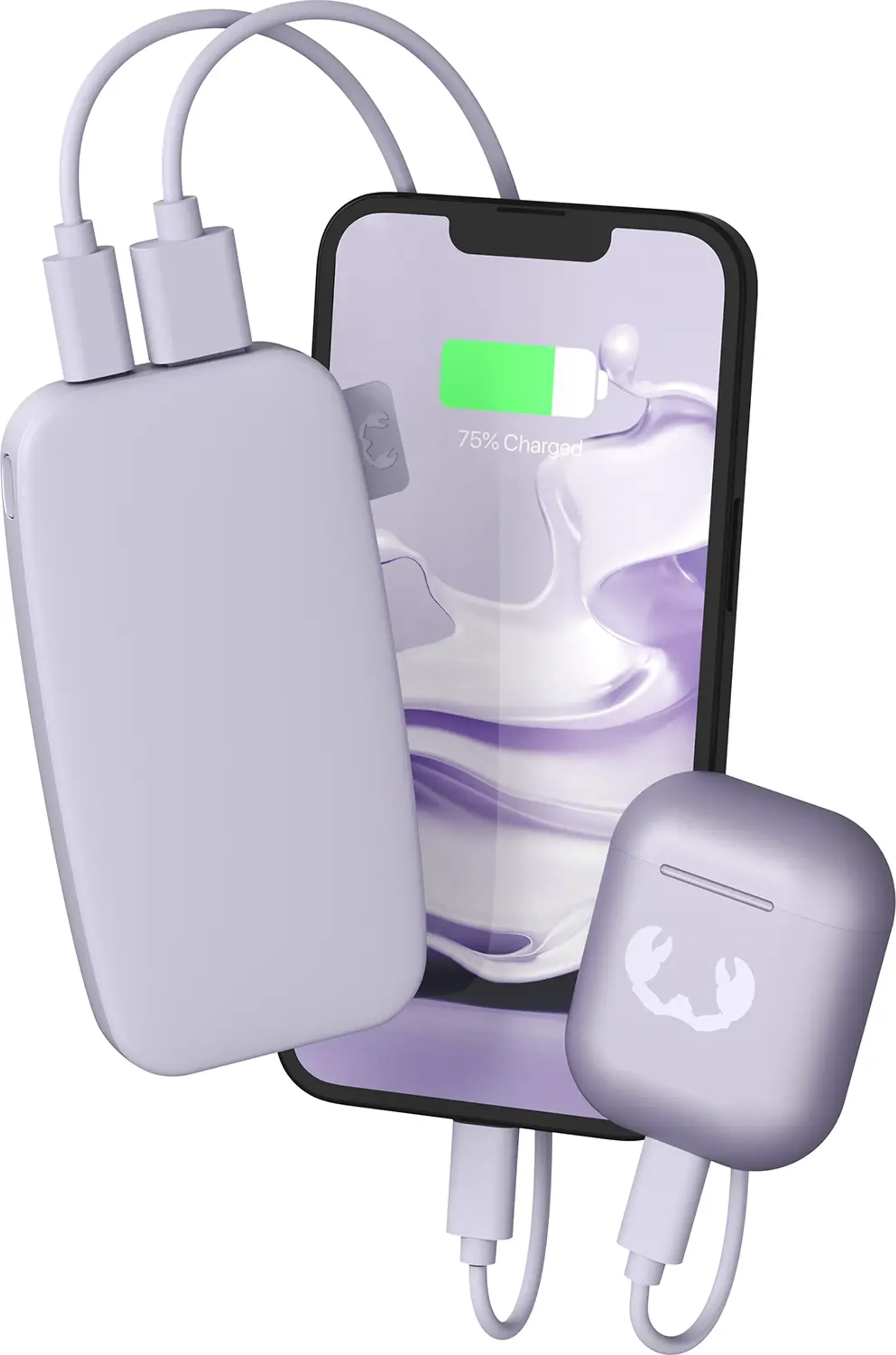 Fresh 'n Rebel USB C powerbank 6.000 mAh - Dreamy Lilac image