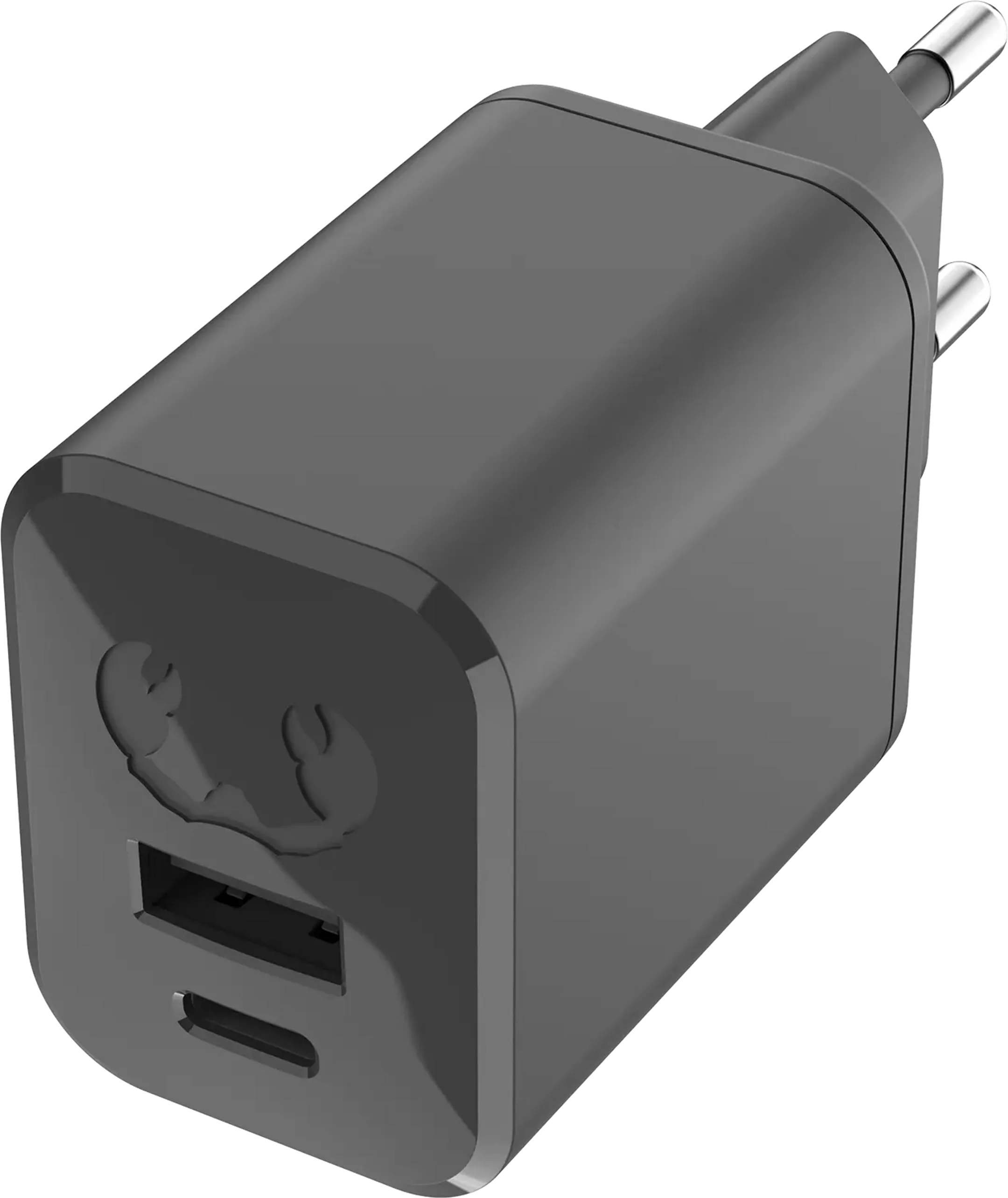 Chargeur secteur Mini 45 W USB A et USB C avec Power Delivery - Storm Grey