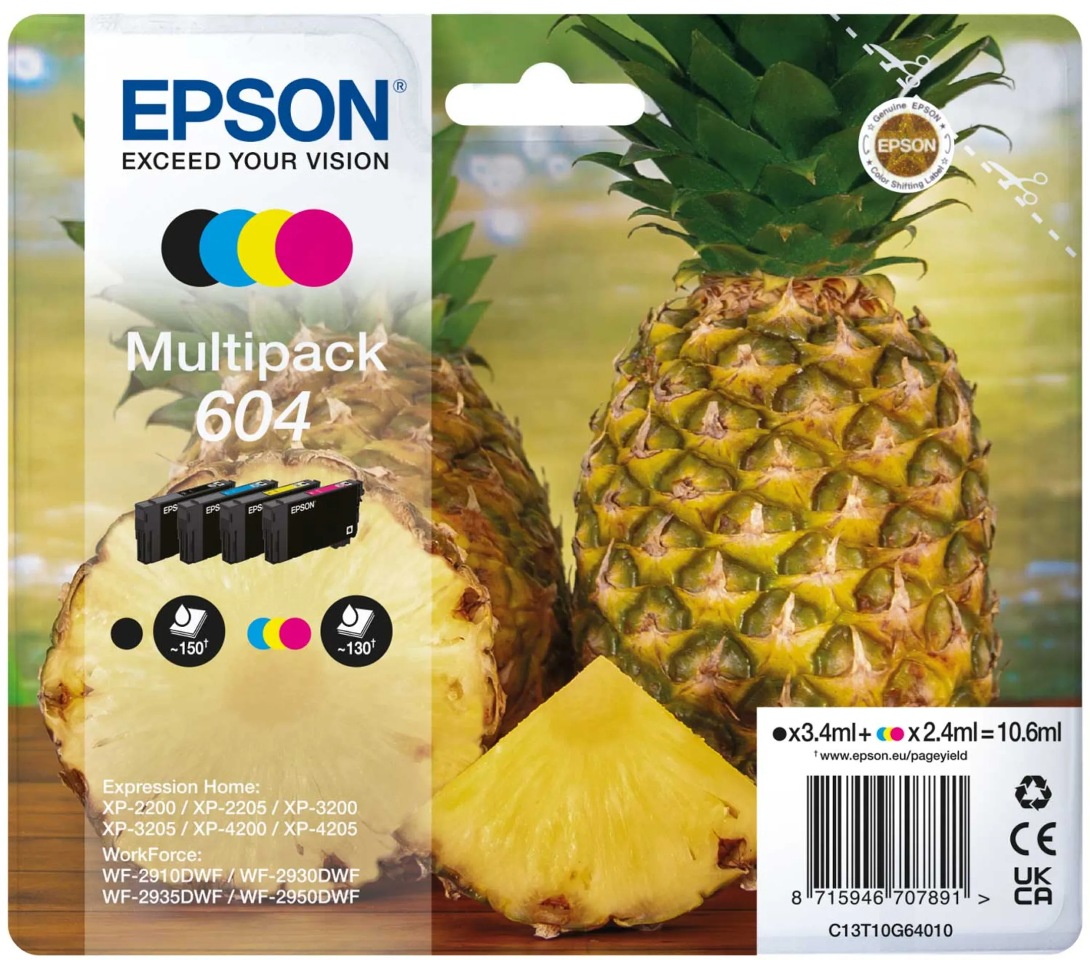 Multipack 604 - 4 kleuren