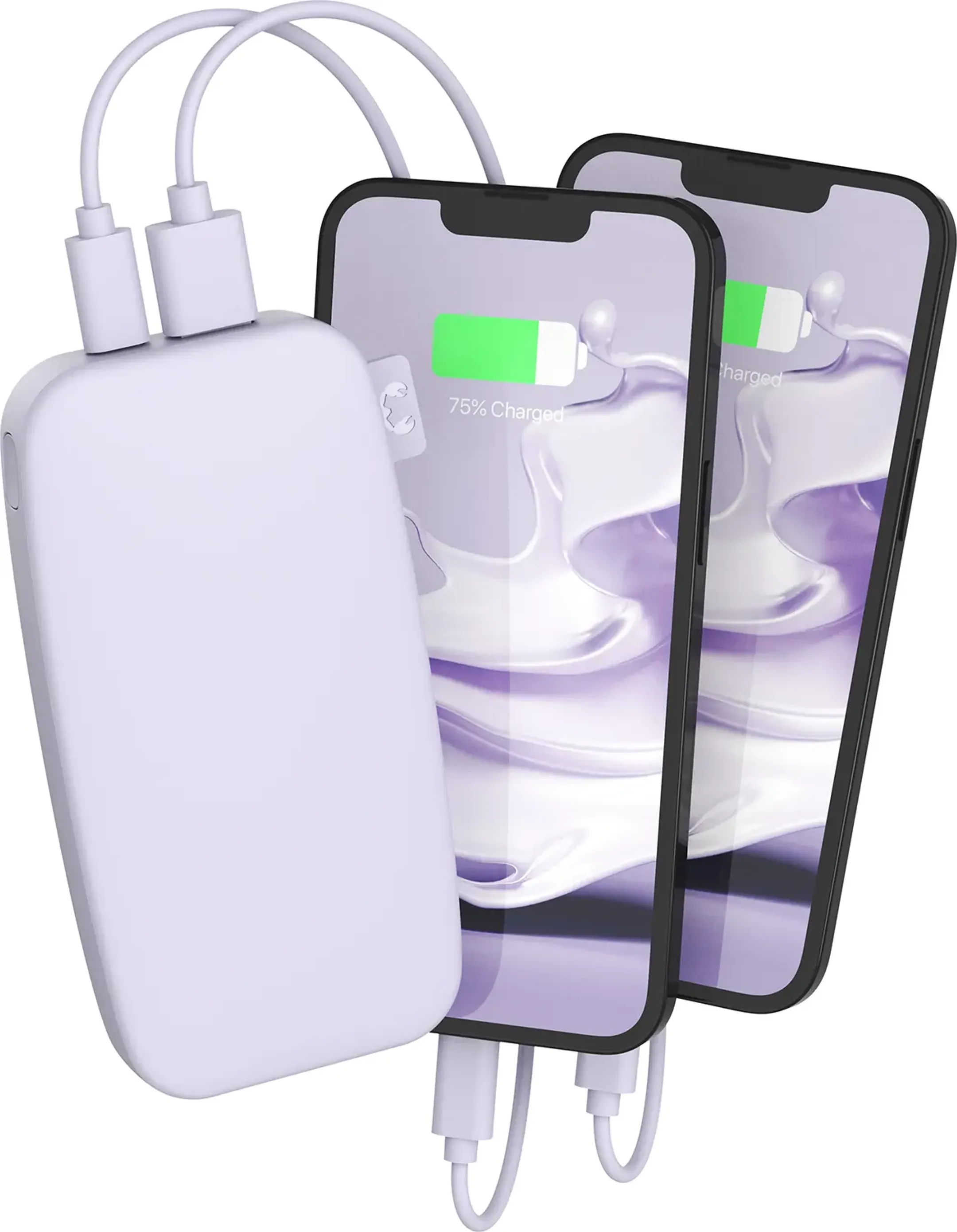 Fresh 'n Rebel USB C powerbank 12.000 mAh met 20 W Power Delivery - Dreamy Lilac image