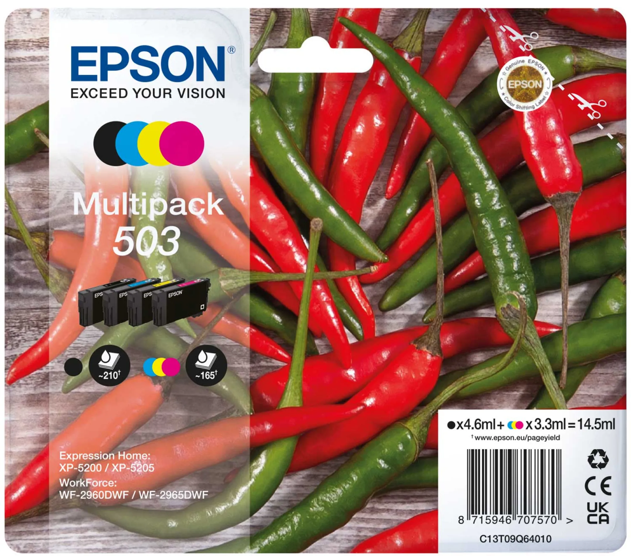 Multipack 503 - 4 kleuren