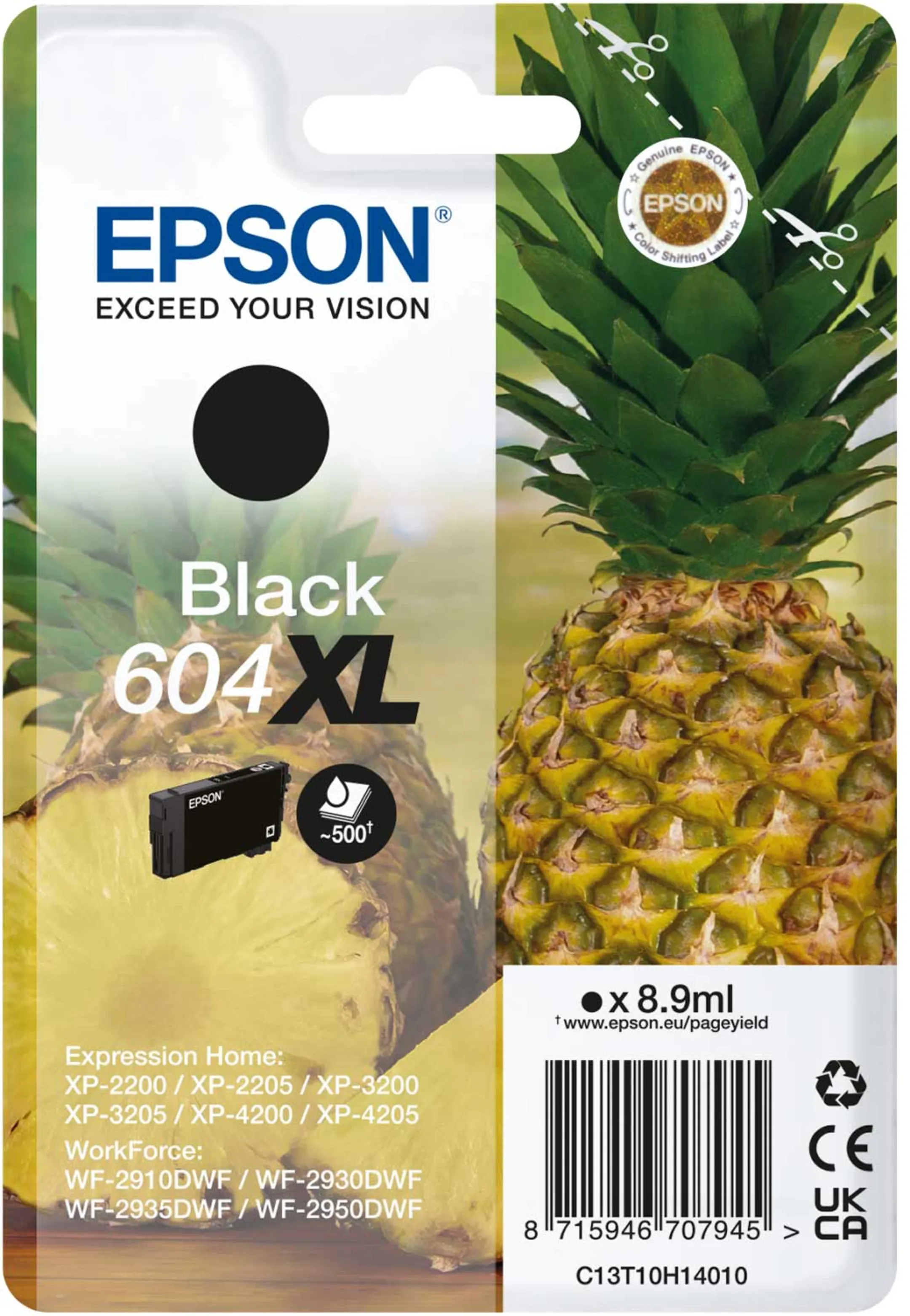 Inktcartridge 604XL - Zwart